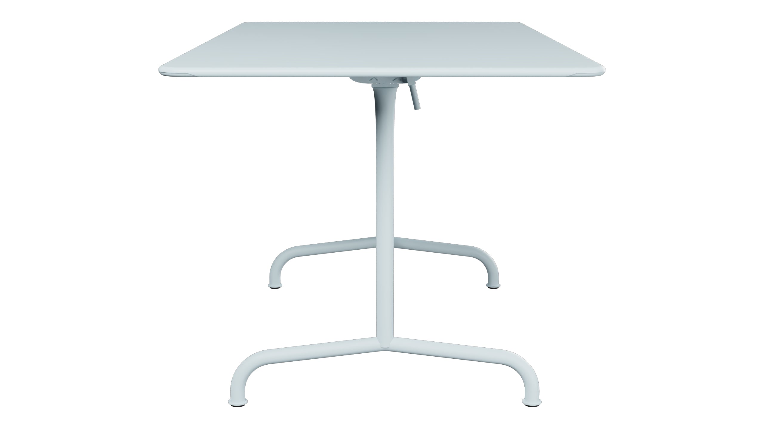 Rigi Metall-Gartentisch 140x80 klappbar in Pastellblau präsentiert im Onlineshop von KAQTU Design AG. Gartentisch ist von Schaffner