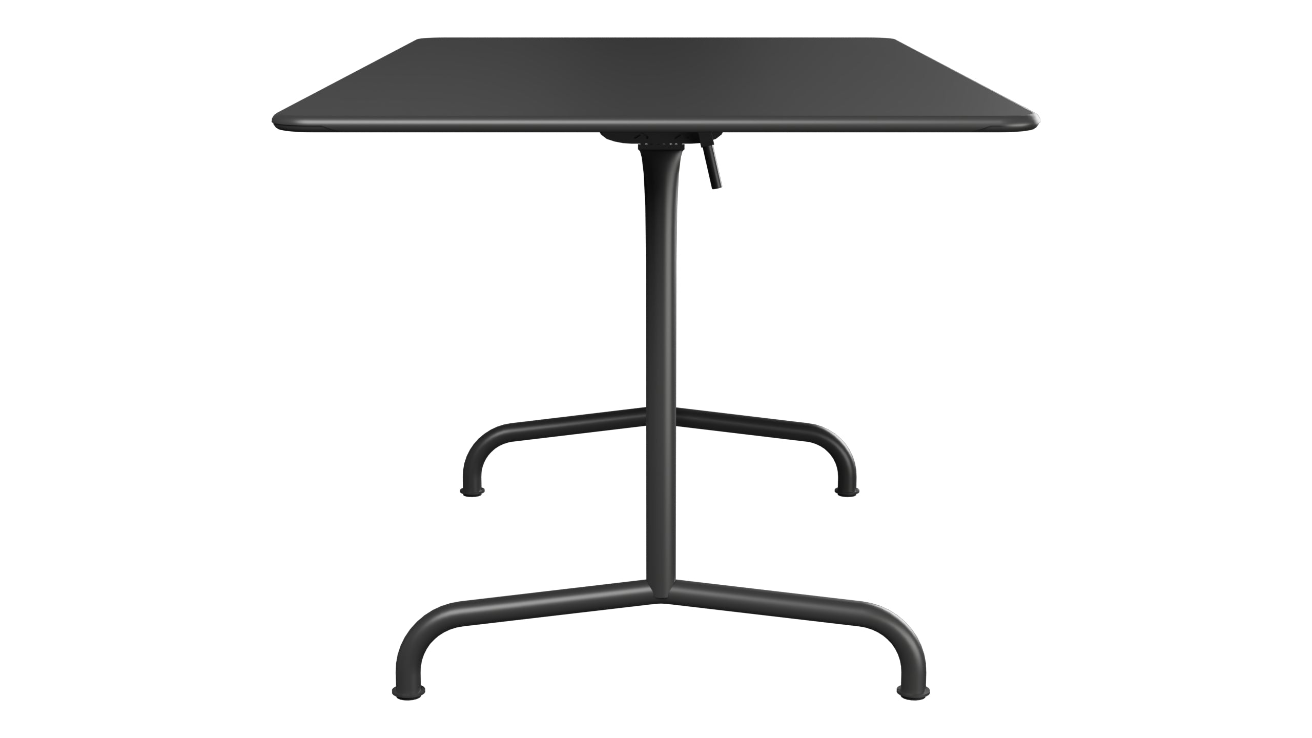 Rigi Metall-Gartentisch 140x80 klappbar in Anthrazit präsentiert im Onlineshop von KAQTU Design AG. Gartentisch ist von Schaffner