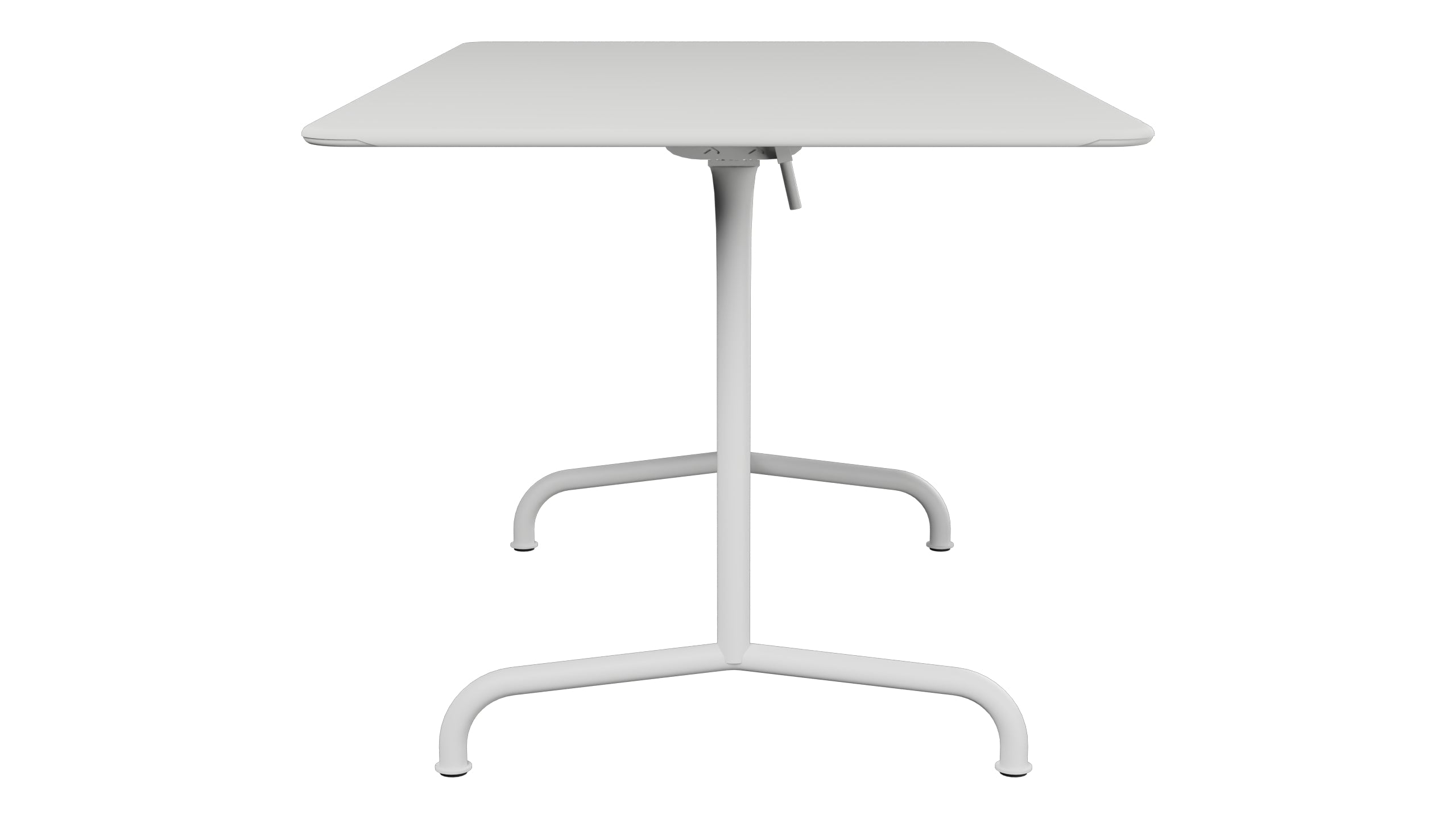 Rigi Metall-Gartentisch 140x80 klappbar in Alusilber präsentiert im Onlineshop von KAQTU Design AG. Gartentisch ist von Schaffner