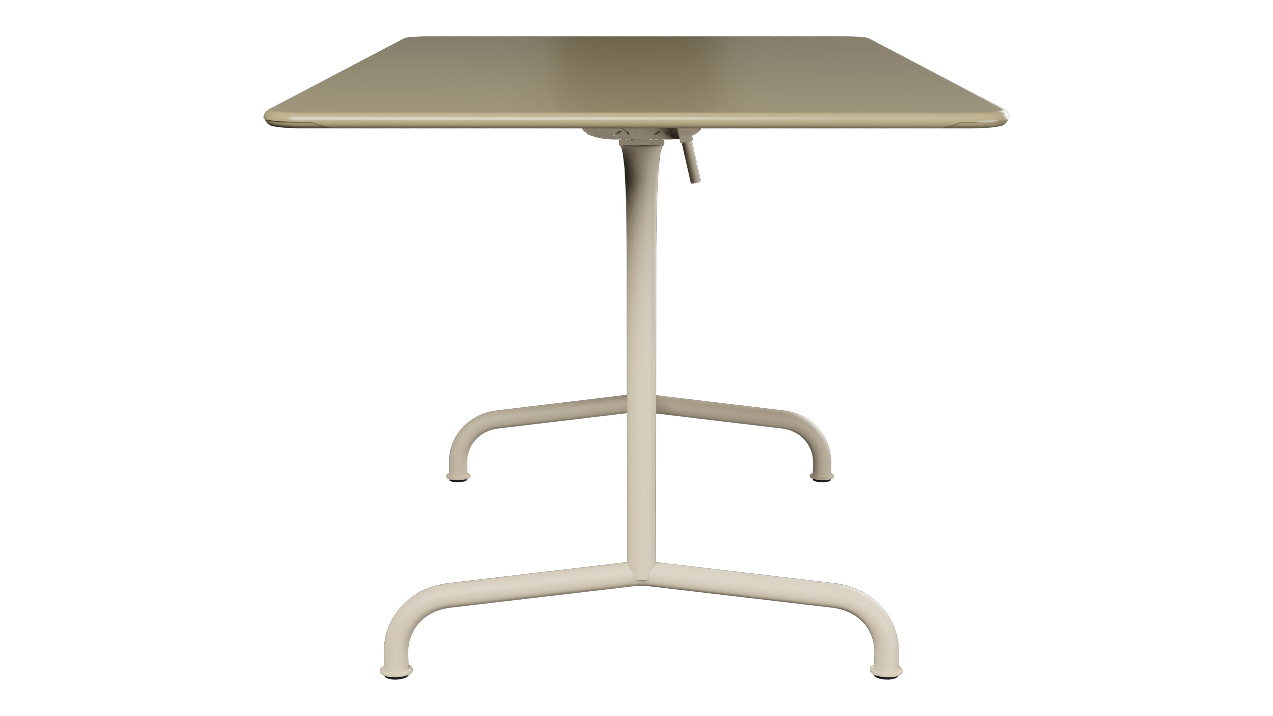 Rigi Metall-Gartentisch 140x80 klappbar in Champagner präsentiert im Onlineshop von KAQTU Design AG. Gartentisch ist von Schaffner
