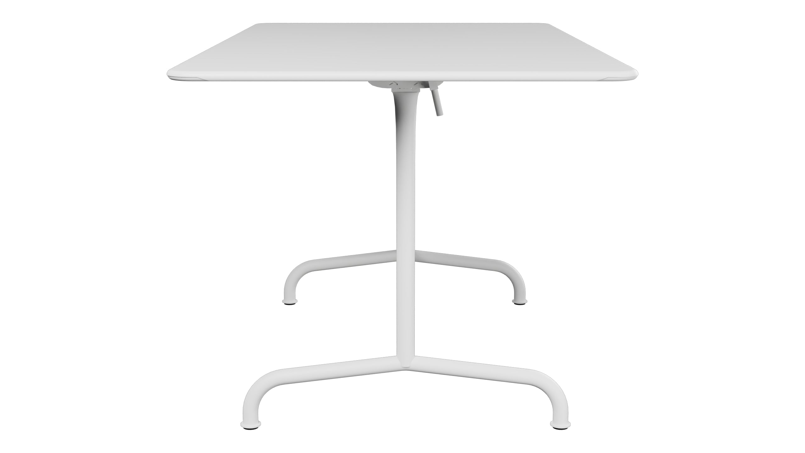Rigi Metall-Gartentisch 140x80 klappbar in Weiss präsentiert im Onlineshop von KAQTU Design AG. Gartentisch ist von Schaffner