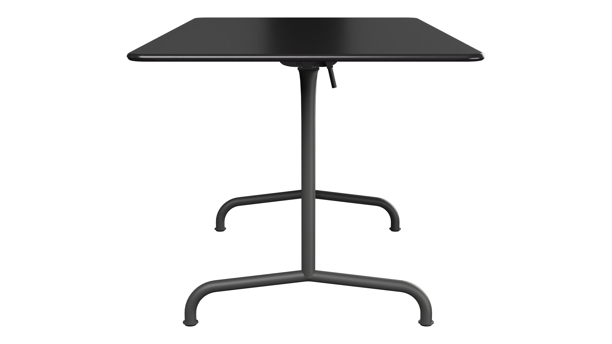 Rigi Metall-Gartentisch 140x80 klappbar in Schwarz präsentiert im Onlineshop von KAQTU Design AG. Gartentisch ist von Schaffner