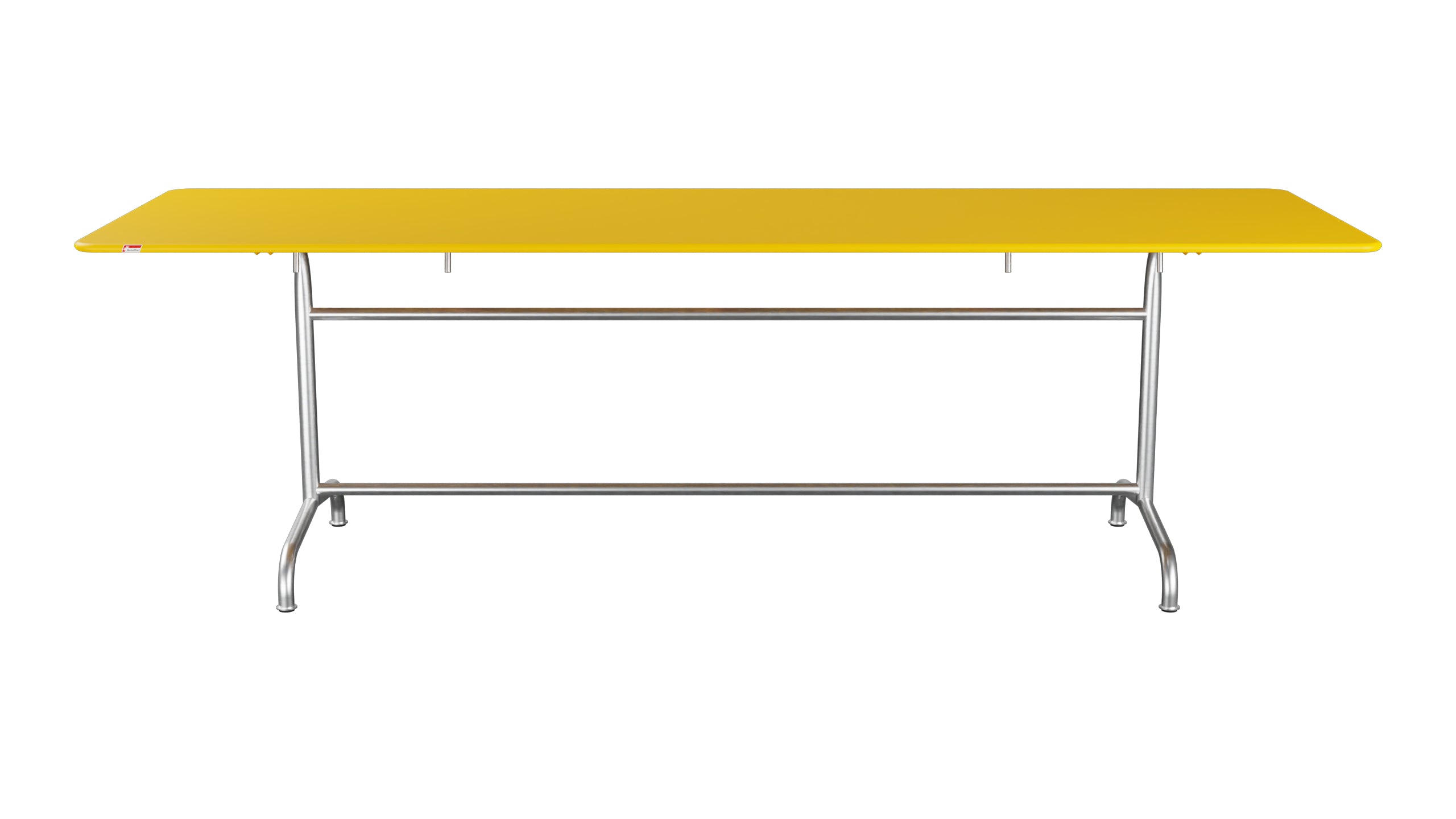 Rigi Metall-Gartentisch 240x80 klappbar in Gelb präsentiert im Onlineshop von KAQTU Design AG. Gartentisch ist von Schaffner
