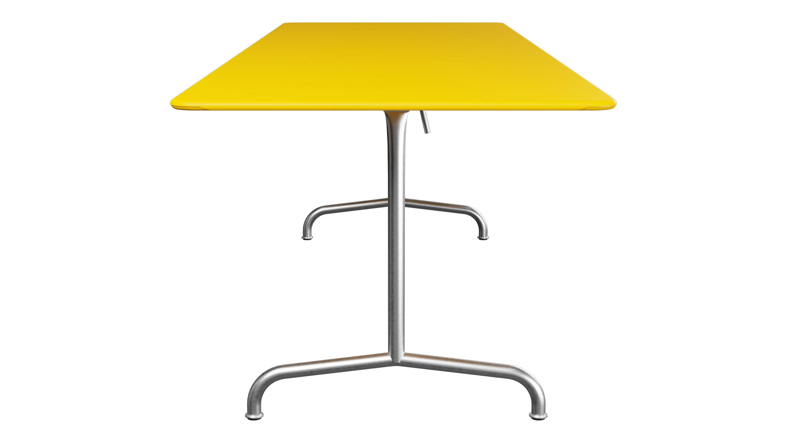 Rigi Metall-Gartentisch 240x80 klappbar in Gelb präsentiert im Onlineshop von KAQTU Design AG. Gartentisch ist von Schaffner