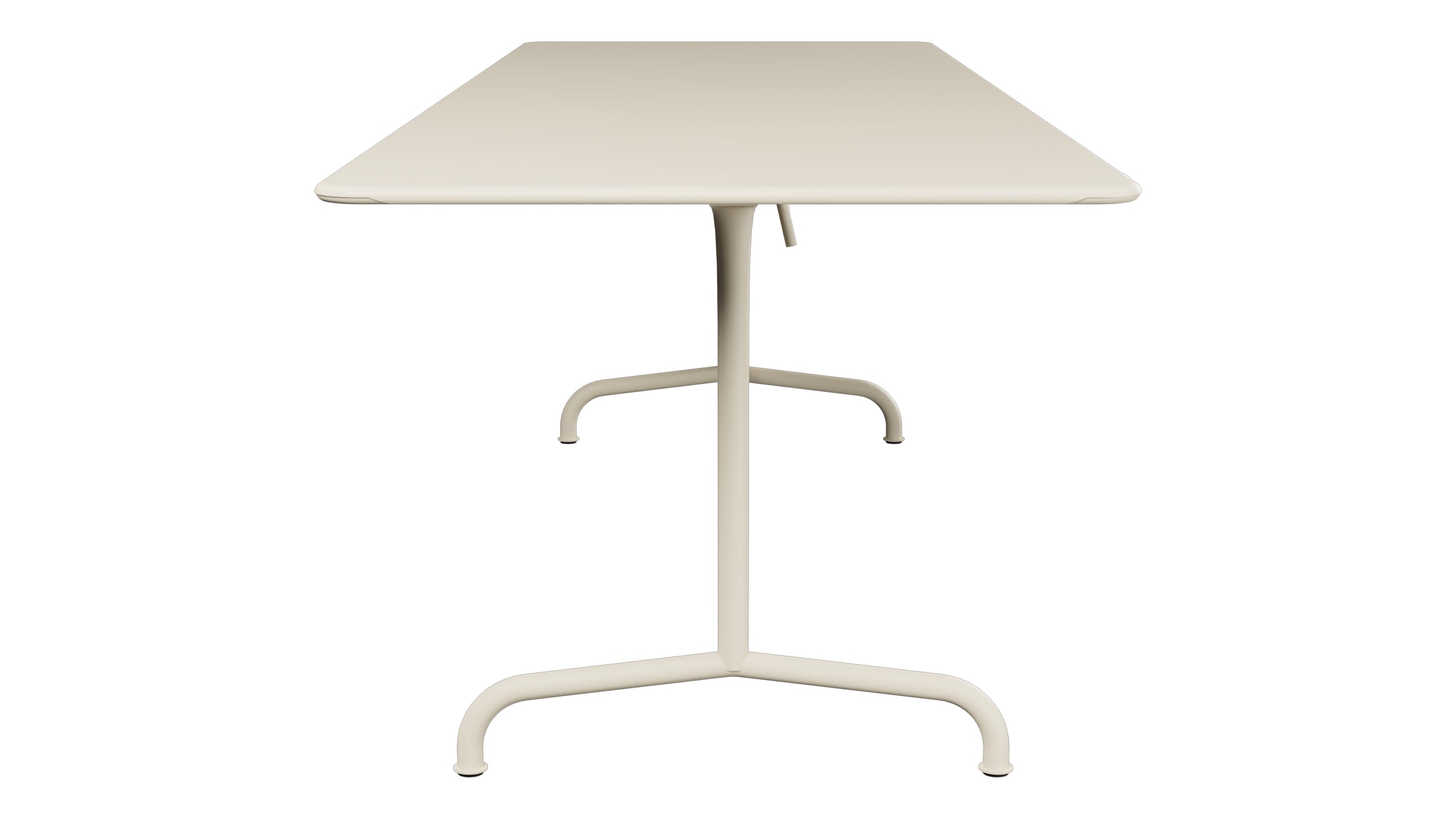 Rigi Metall-Gartentisch 240x80 klappbar in Pastellsand präsentiert im Onlineshop von KAQTU Design AG. Gartentisch ist von Schaffner