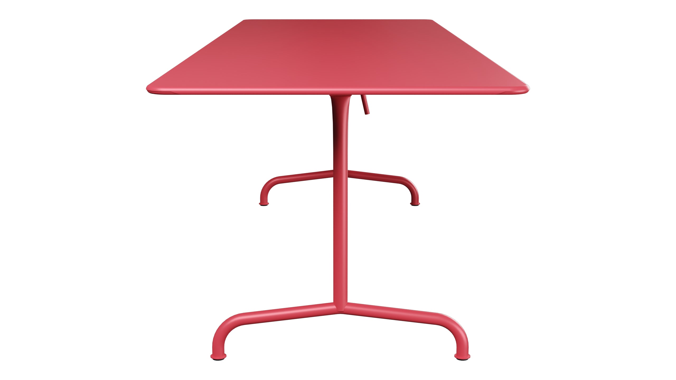 Rigi Metall-Gartentisch 240x80 klappbar in Ahornrot präsentiert im Onlineshop von KAQTU Design AG. Gartentisch ist von Schaffner