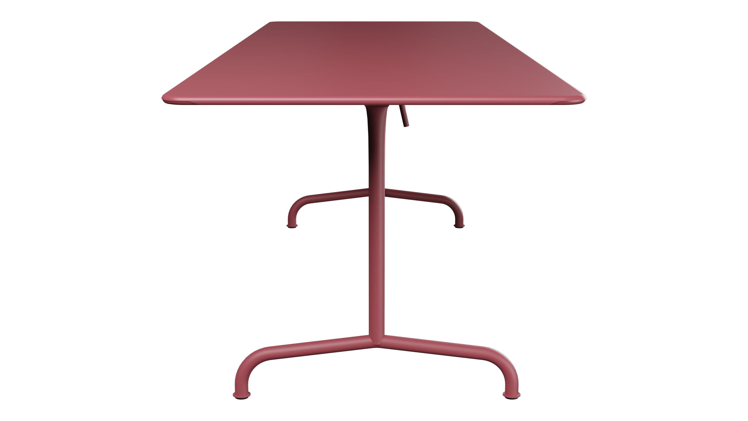 Rigi Metall-Gartentisch 240x80 klappbar in Bordeaux präsentiert im Onlineshop von KAQTU Design AG. Gartentisch ist von Schaffner