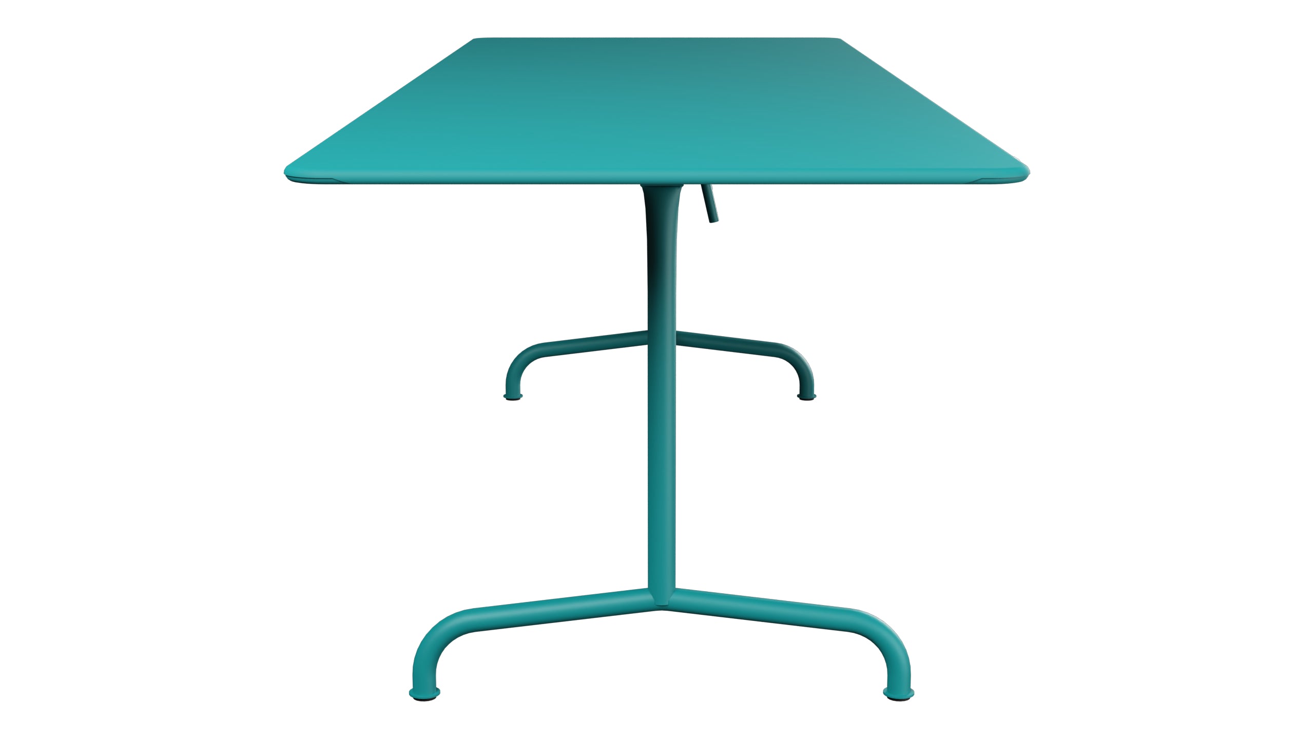 Rigi Metall-Gartentisch 240x80 klappbar in Kaliblau präsentiert im Onlineshop von KAQTU Design AG. Gartentisch ist von Schaffner