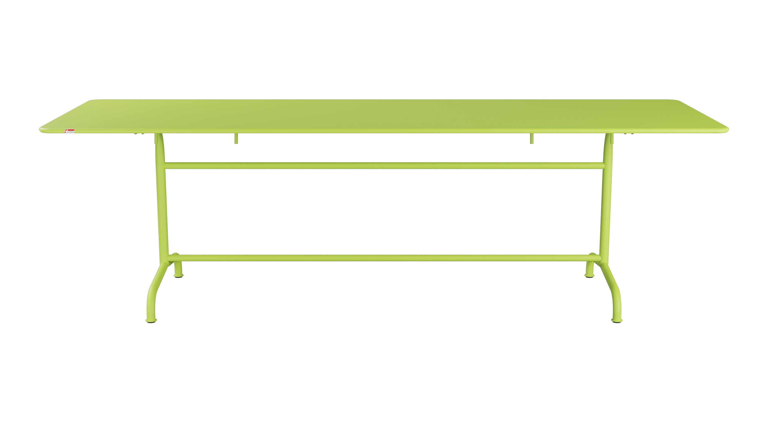 Rigi Metall-Gartentisch 240x80 klappbar in Hellgrün präsentiert im Onlineshop von KAQTU Design AG. Gartentisch ist von Schaffner