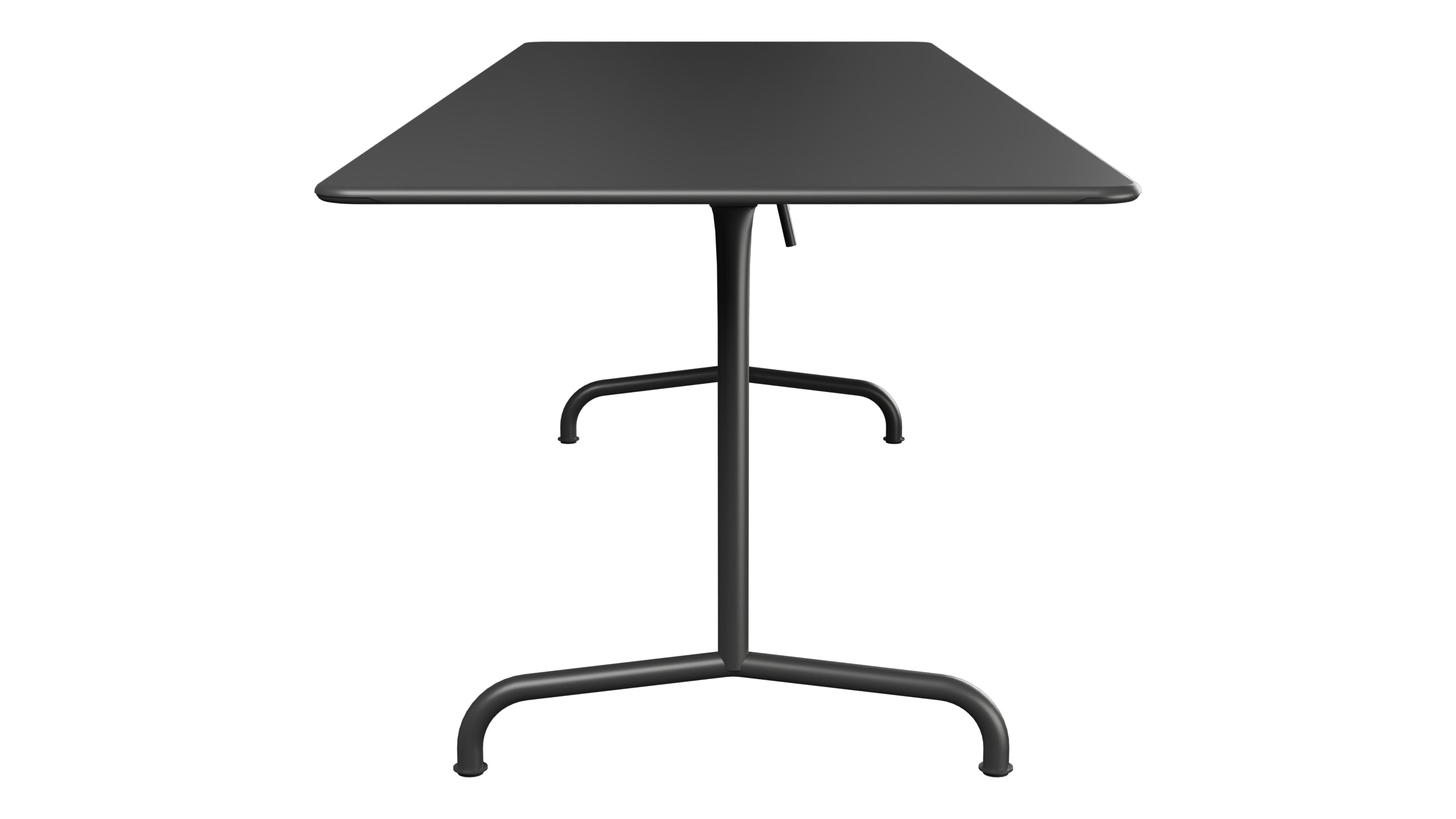 Rigi Metall-Gartentisch 240x80 klappbar in Anthrazit präsentiert im Onlineshop von KAQTU Design AG. Gartentisch ist von Schaffner