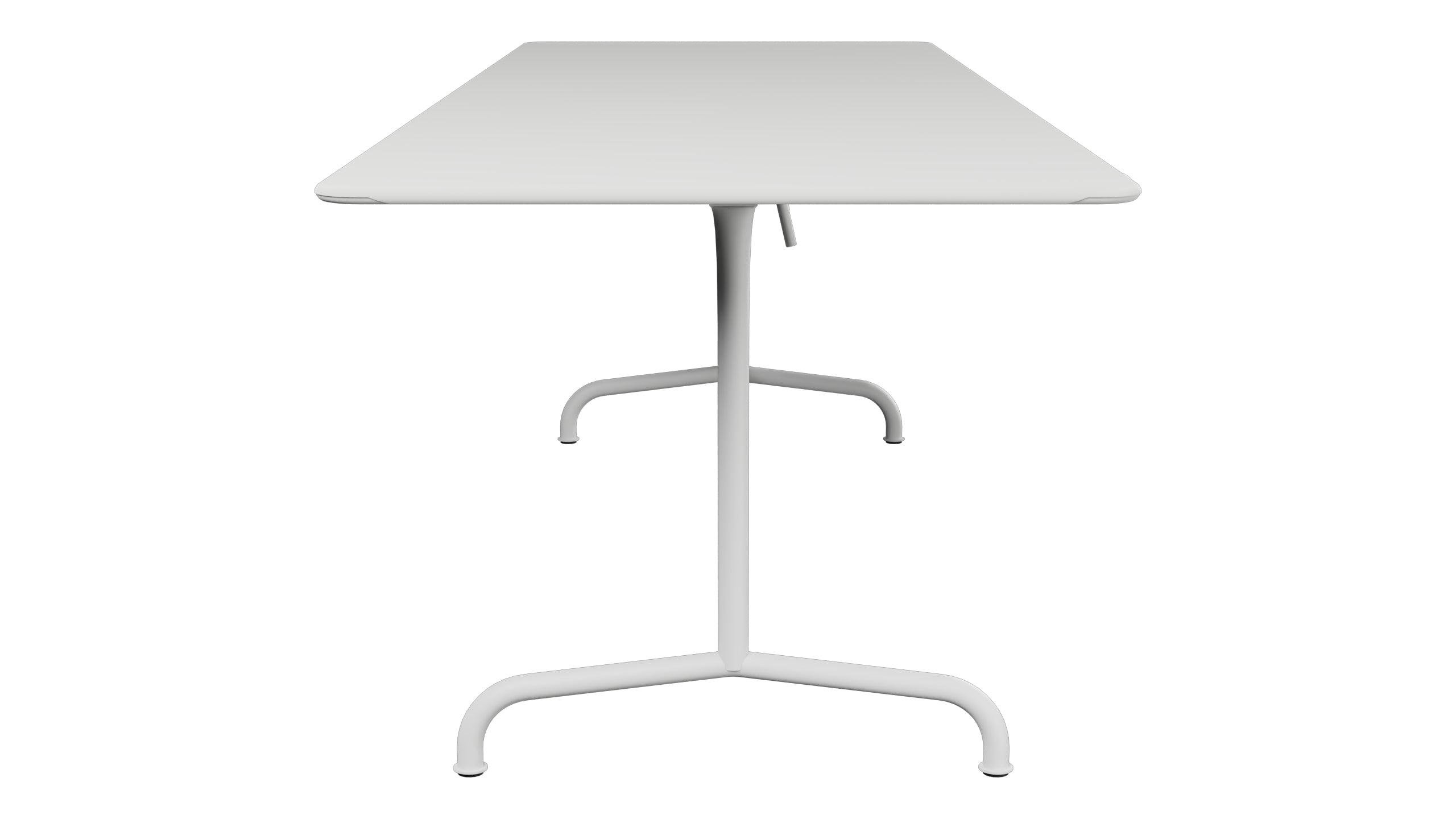 Rigi Metall-Gartentisch 240x80 klappbar in Alusilber präsentiert im Onlineshop von KAQTU Design AG. Gartentisch ist von Schaffner