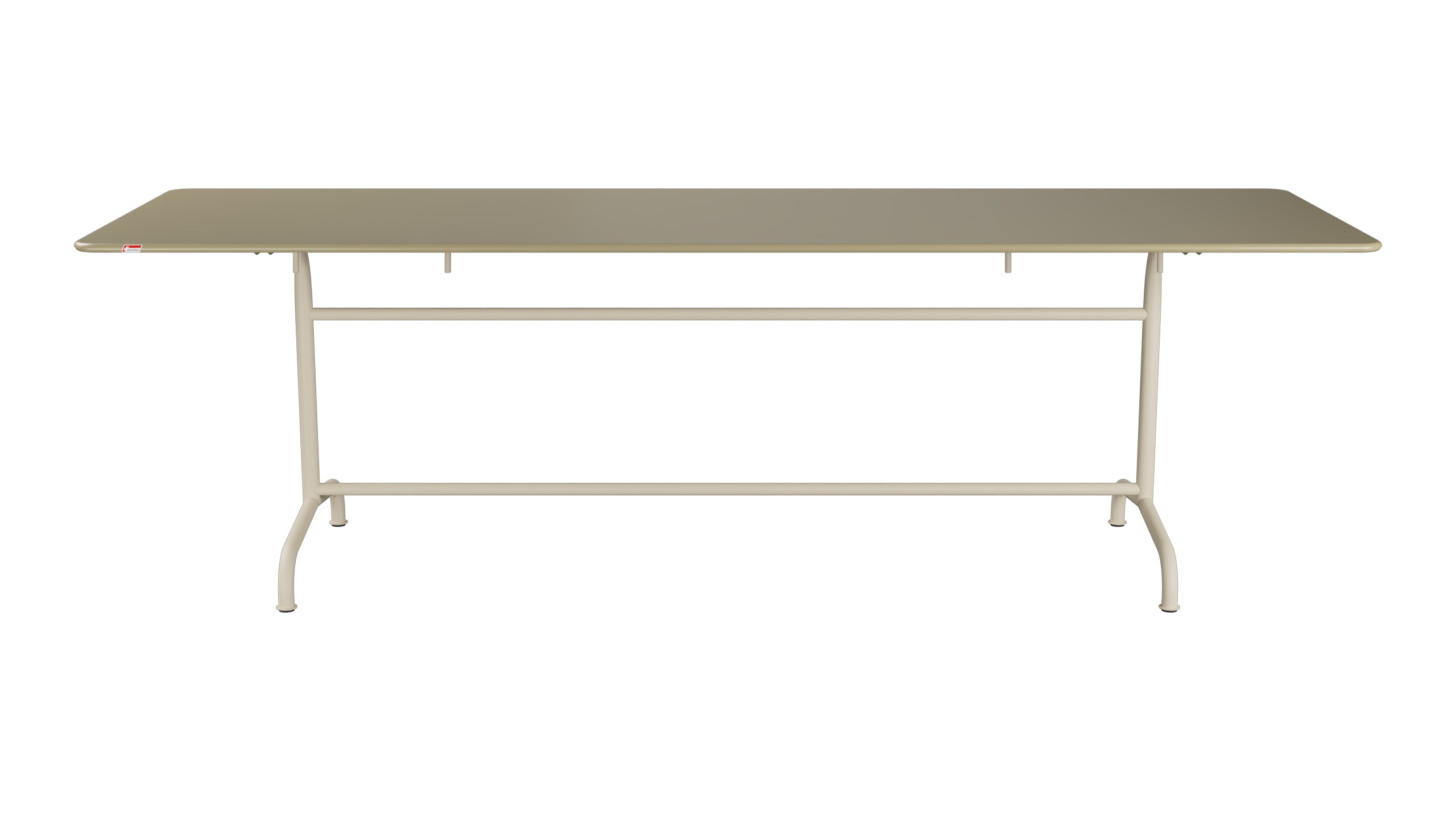 Rigi Metall-Gartentisch 240x80 klappbar in Champagner präsentiert im Onlineshop von KAQTU Design AG. Gartentisch ist von Schaffner
