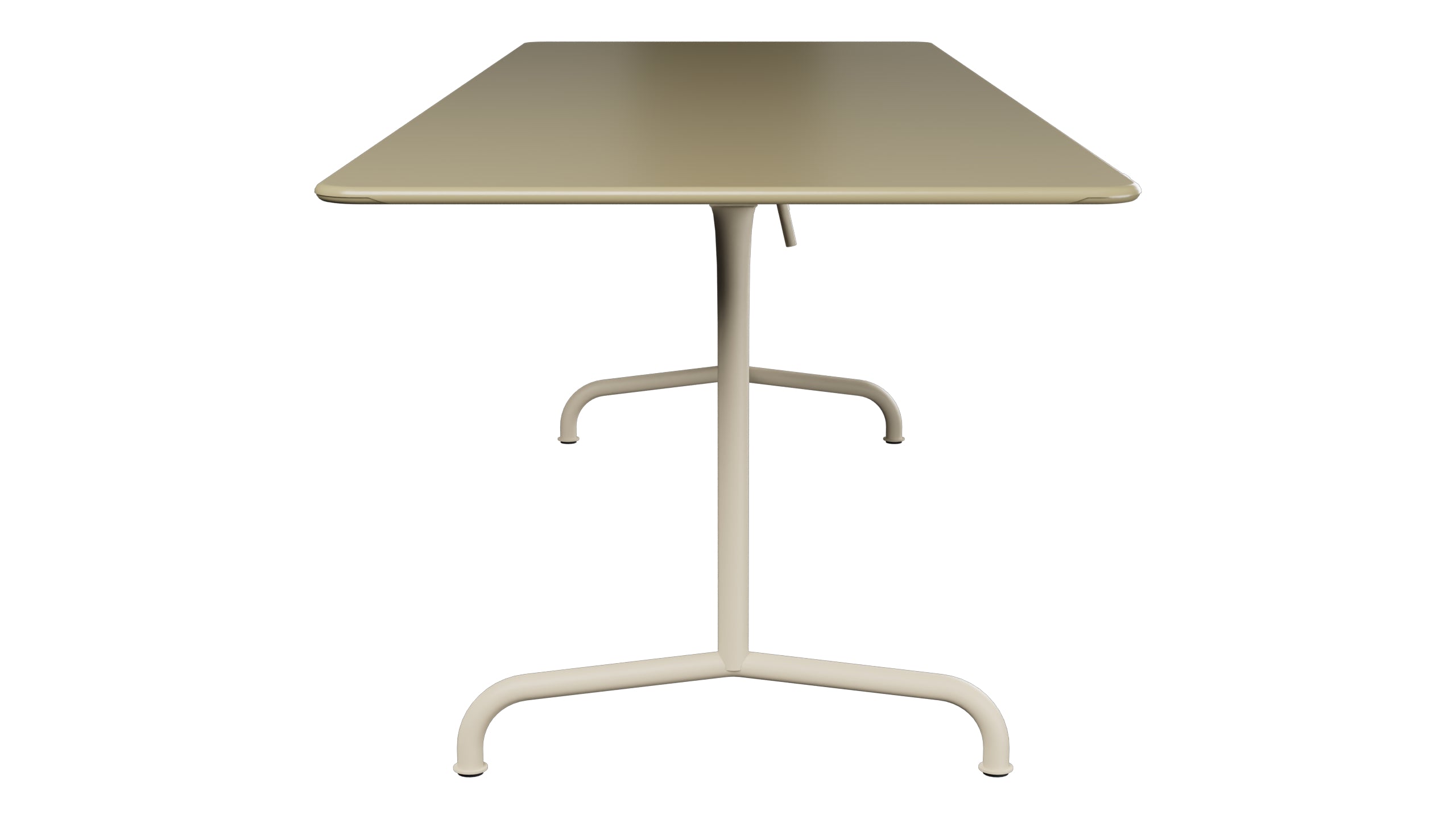 Rigi Metall-Gartentisch 240x80 klappbar in Champagner präsentiert im Onlineshop von KAQTU Design AG. Gartentisch ist von Schaffner