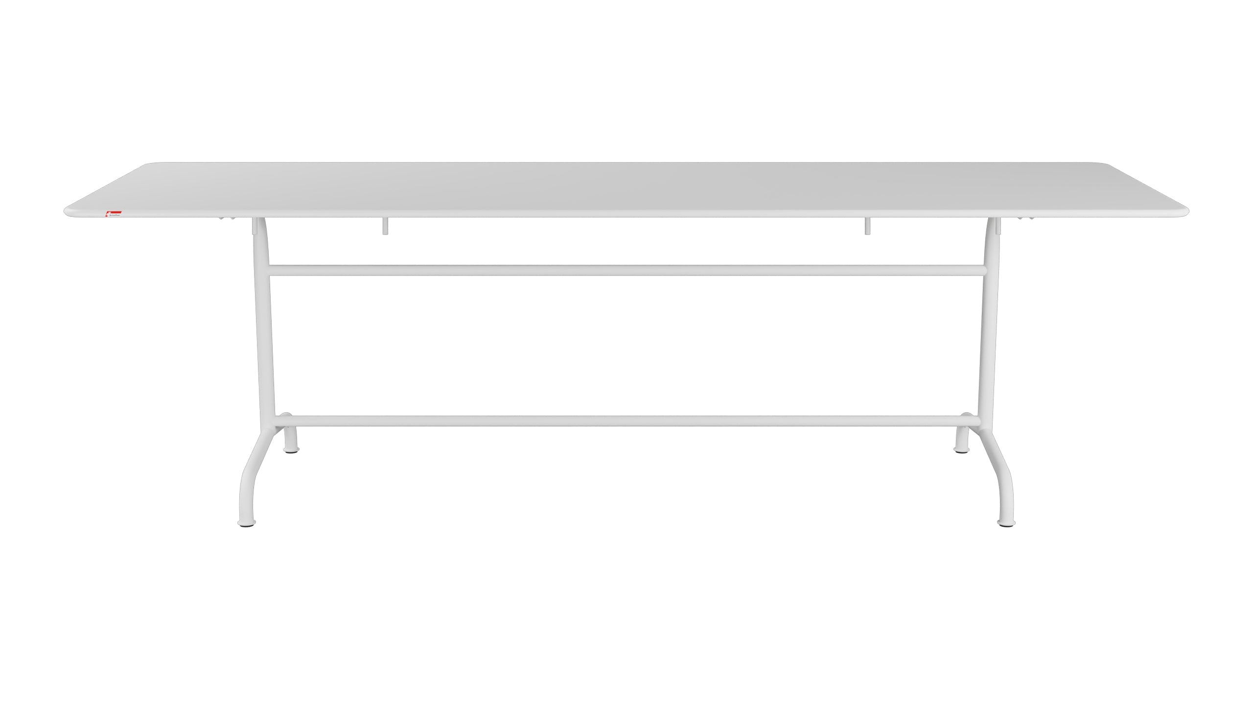 Rigi Metall-Gartentisch 240x80 klappbar in Weiss präsentiert im Onlineshop von KAQTU Design AG. Gartentisch ist von Schaffner