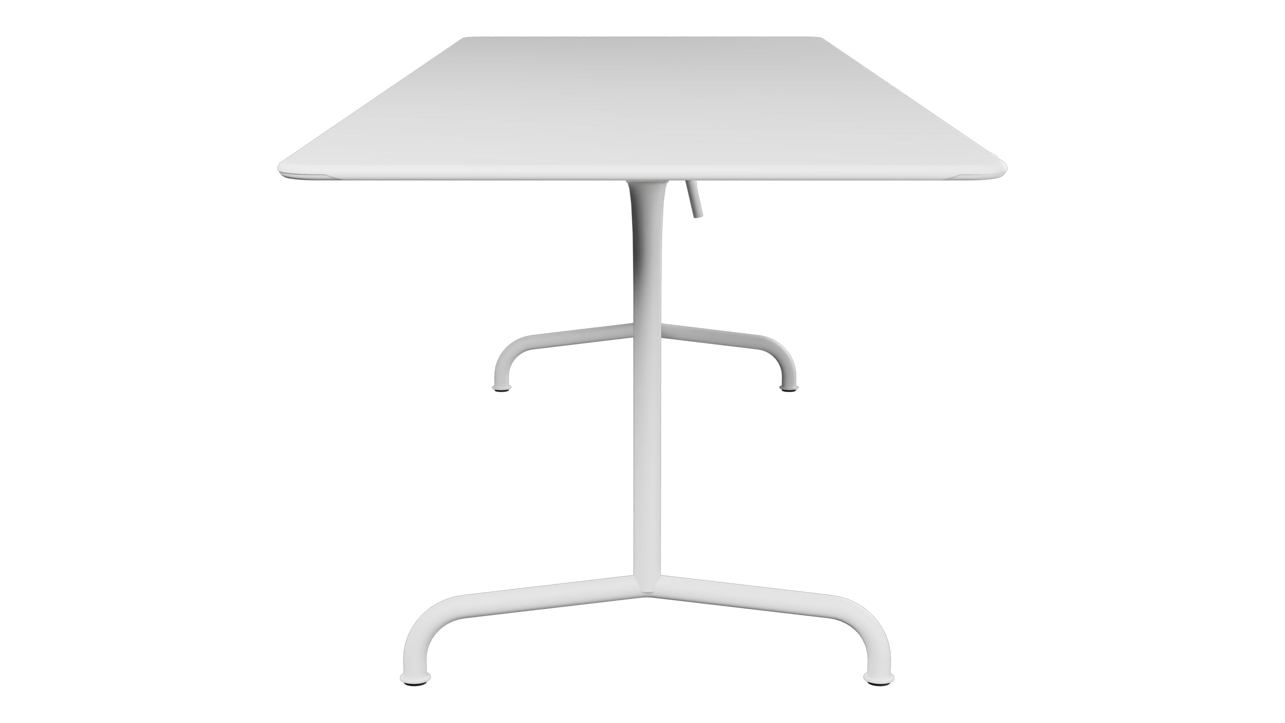 Rigi Metall-Gartentisch 240x80 klappbar in Weiss präsentiert im Onlineshop von KAQTU Design AG. Gartentisch ist von Schaffner