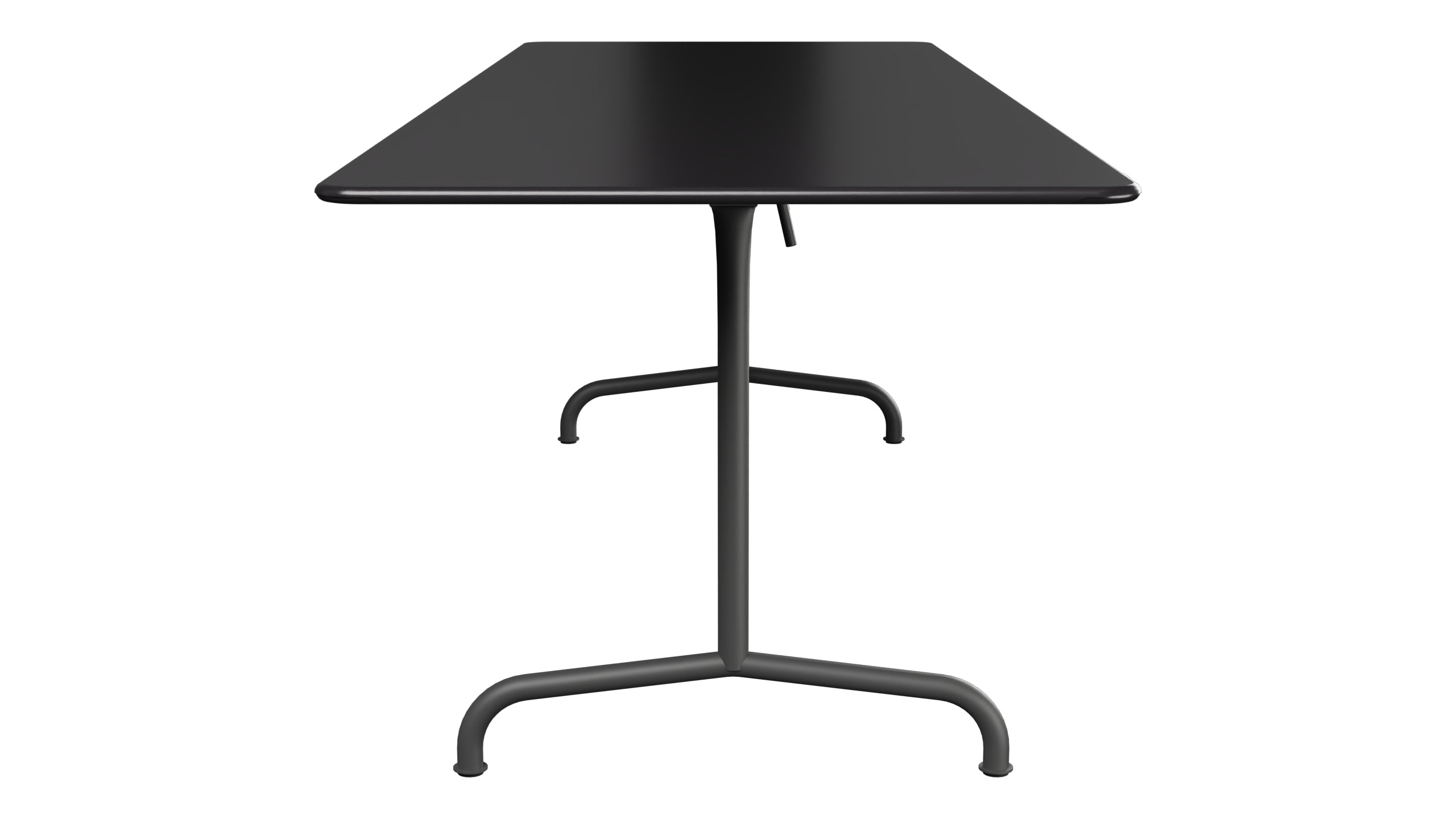 Rigi Metall-Gartentisch 240x80 klappbar in Schwarz präsentiert im Onlineshop von KAQTU Design AG. Gartentisch ist von Schaffner