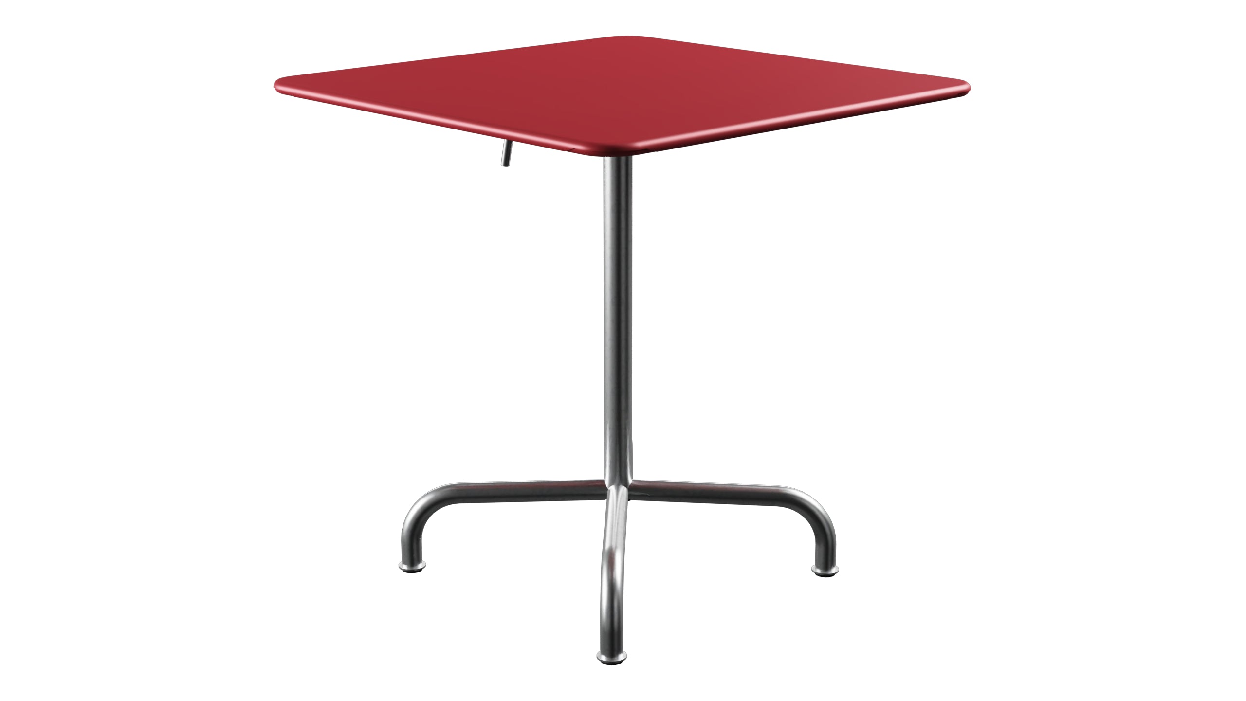 Rigi Metall-Gartentisch 70x70 klappbar in Ahornrot präsentiert im Onlineshop von KAQTU Design AG. Gartentisch ist von Schaffner