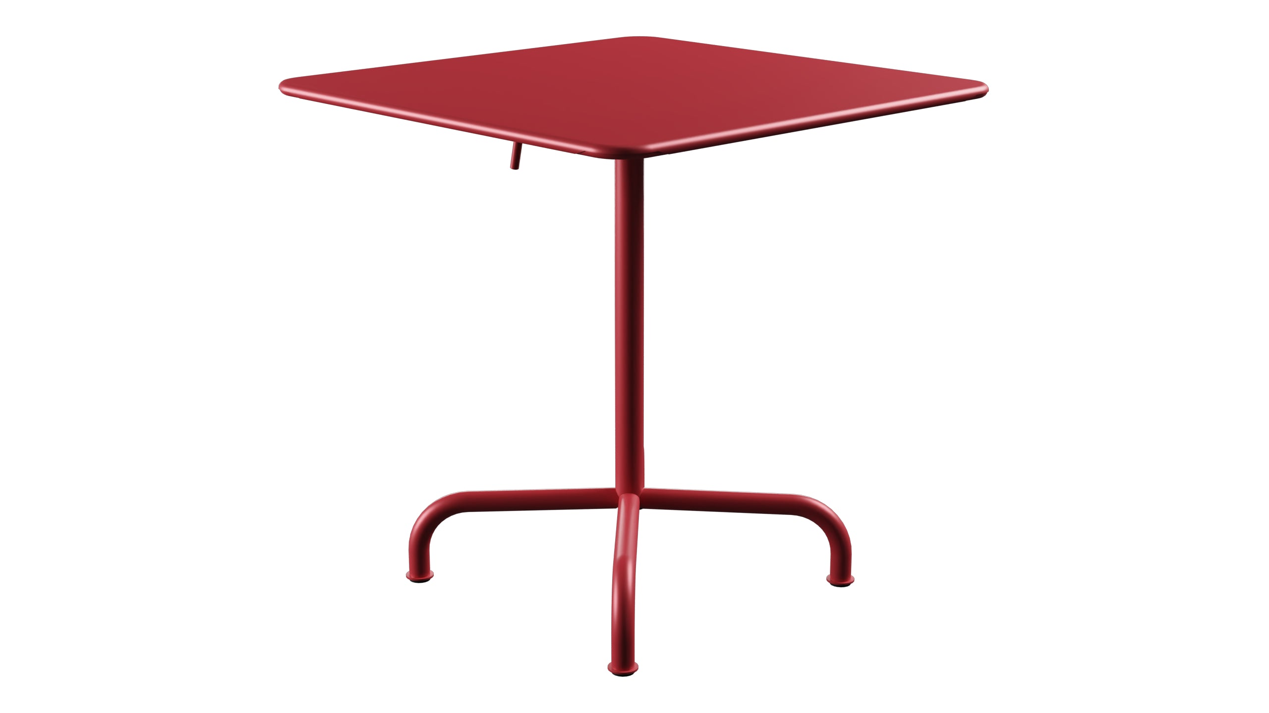 Rigi Metall-Gartentisch 70x70 klappbar in Ahornrot präsentiert im Onlineshop von KAQTU Design AG. Gartentisch ist von Schaffner
