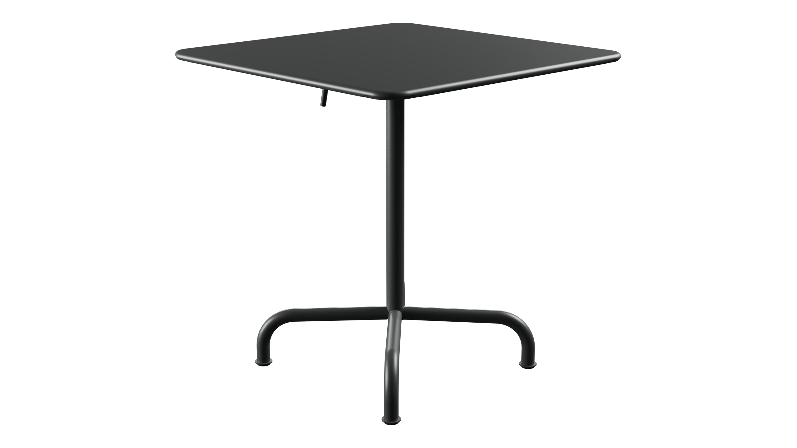 Rigi Metall-Gartentisch 70x70 klappbar in Graphit präsentiert im Onlineshop von KAQTU Design AG. Gartentisch ist von Schaffner