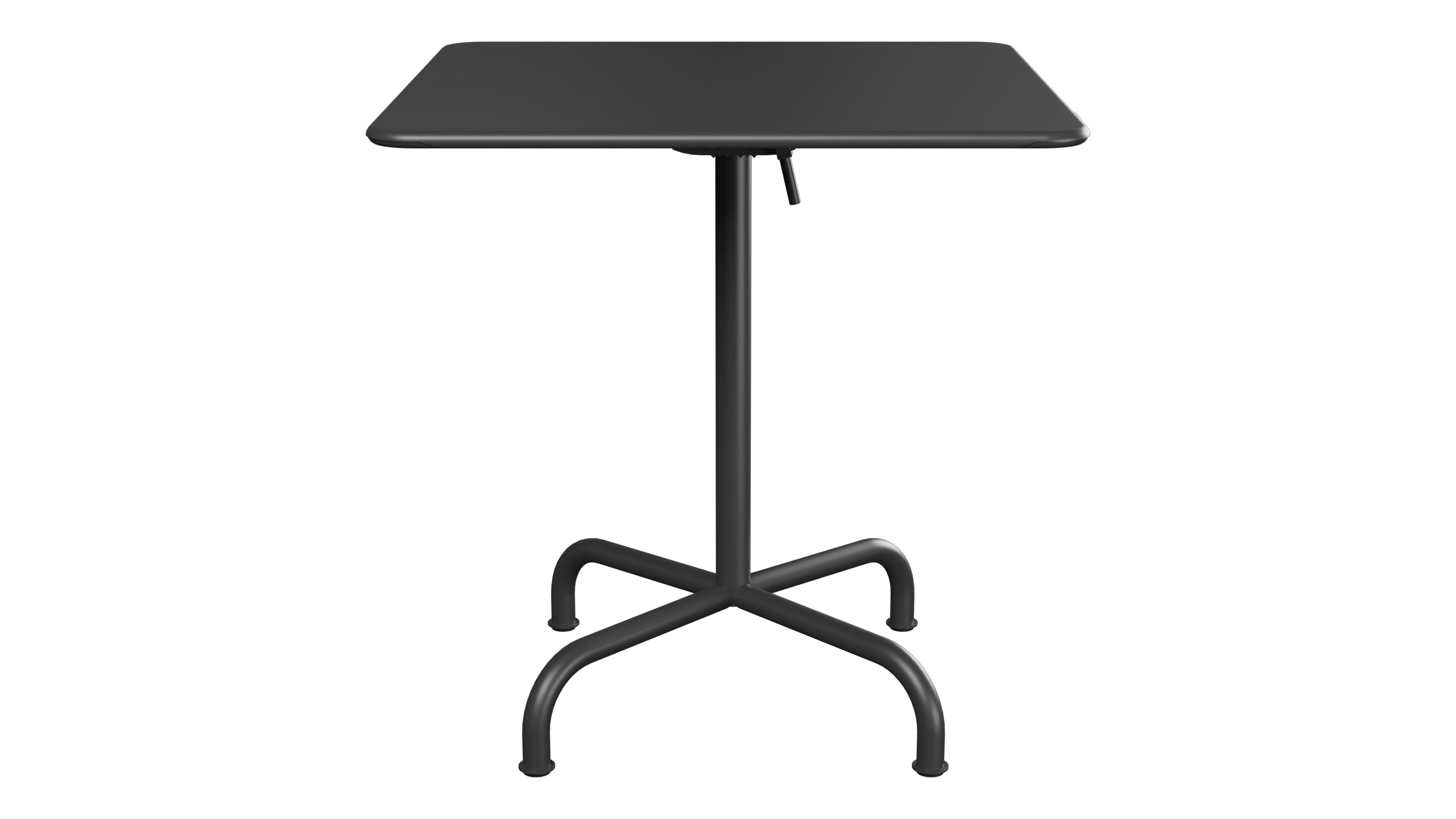 Rigi Metall-Gartentisch 70x70 klappbar in Anthrazit präsentiert im Onlineshop von KAQTU Design AG. Gartentisch ist von Schaffner