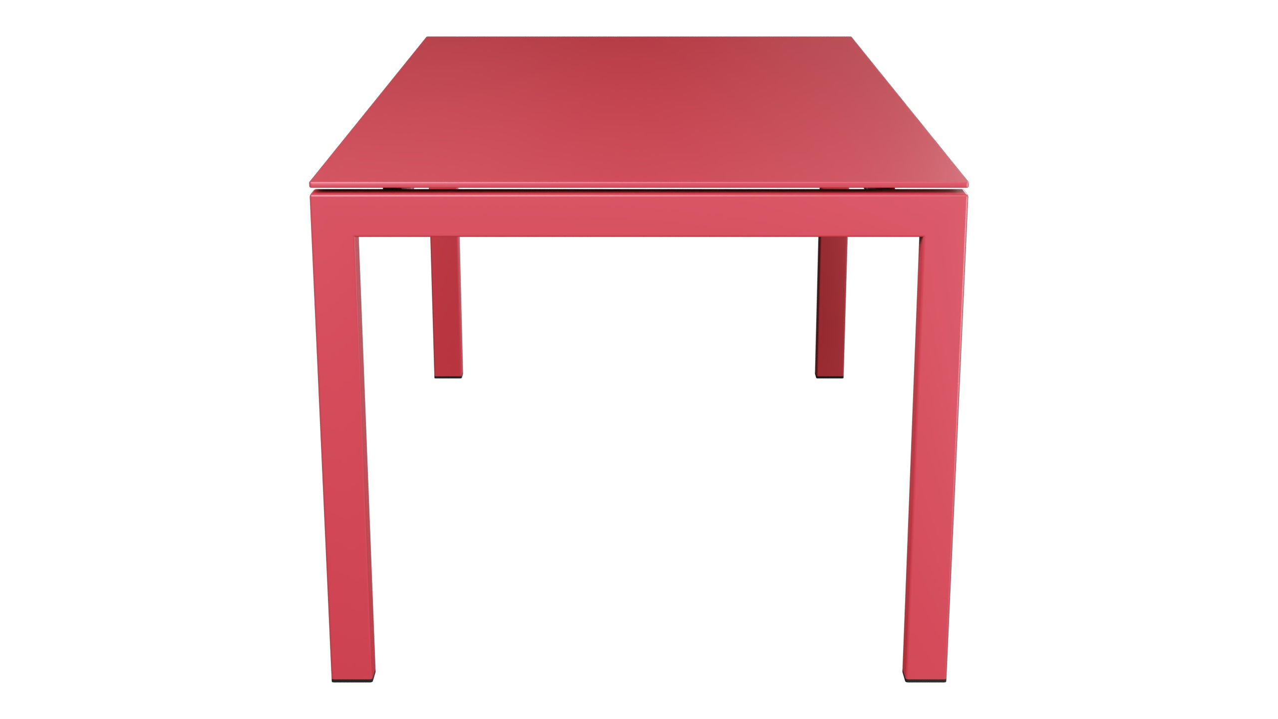 Luzern Glasfaser-Gartentisch 160x90 in Ahornrot präsentiert im Onlineshop von KAQTU Design AG. Gartentisch ist von Schaffner