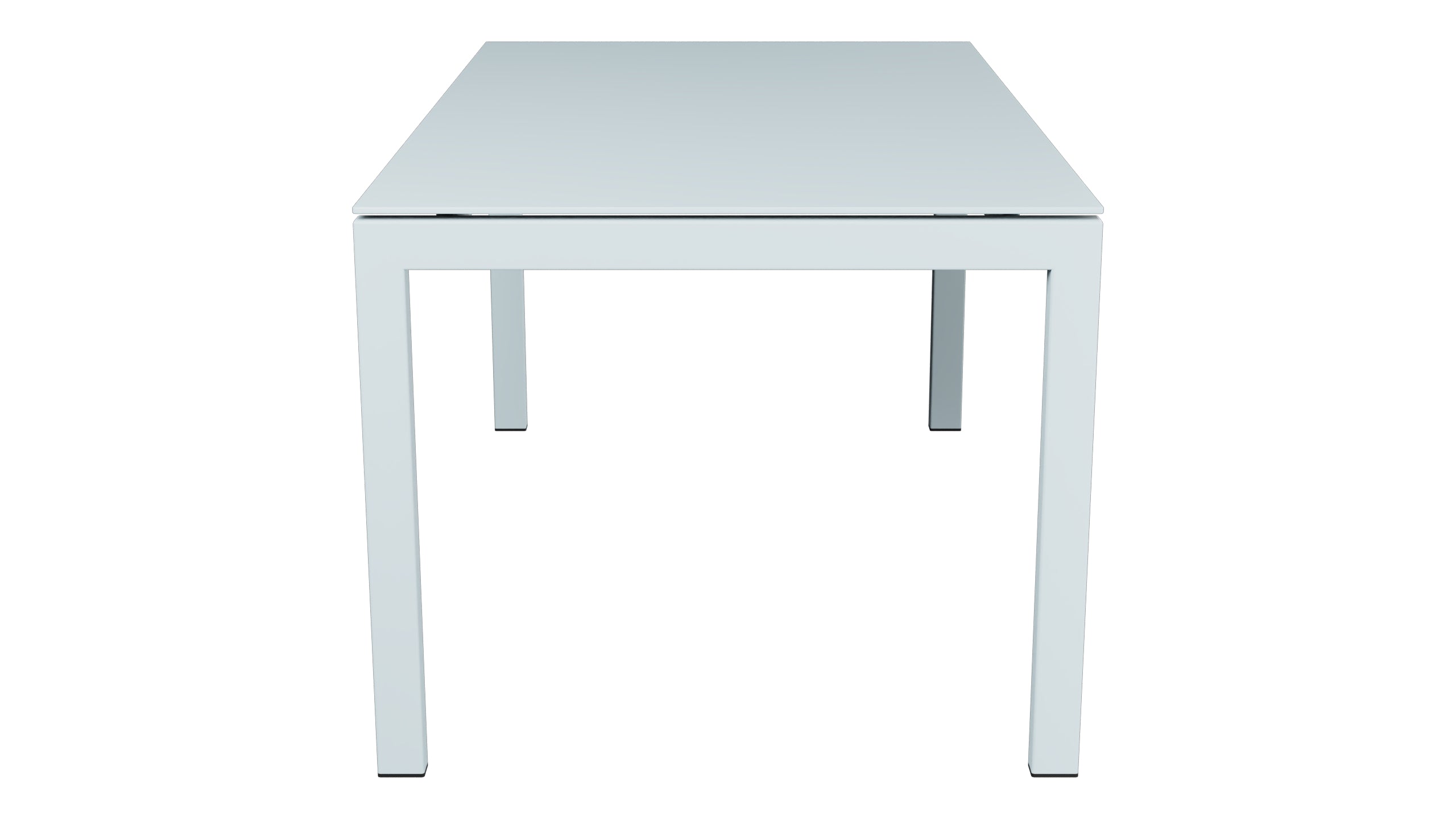Luzern Glasfaser-Gartentisch 160x90 in Pastellblau präsentiert im Onlineshop von KAQTU Design AG. Gartentisch ist von Schaffner