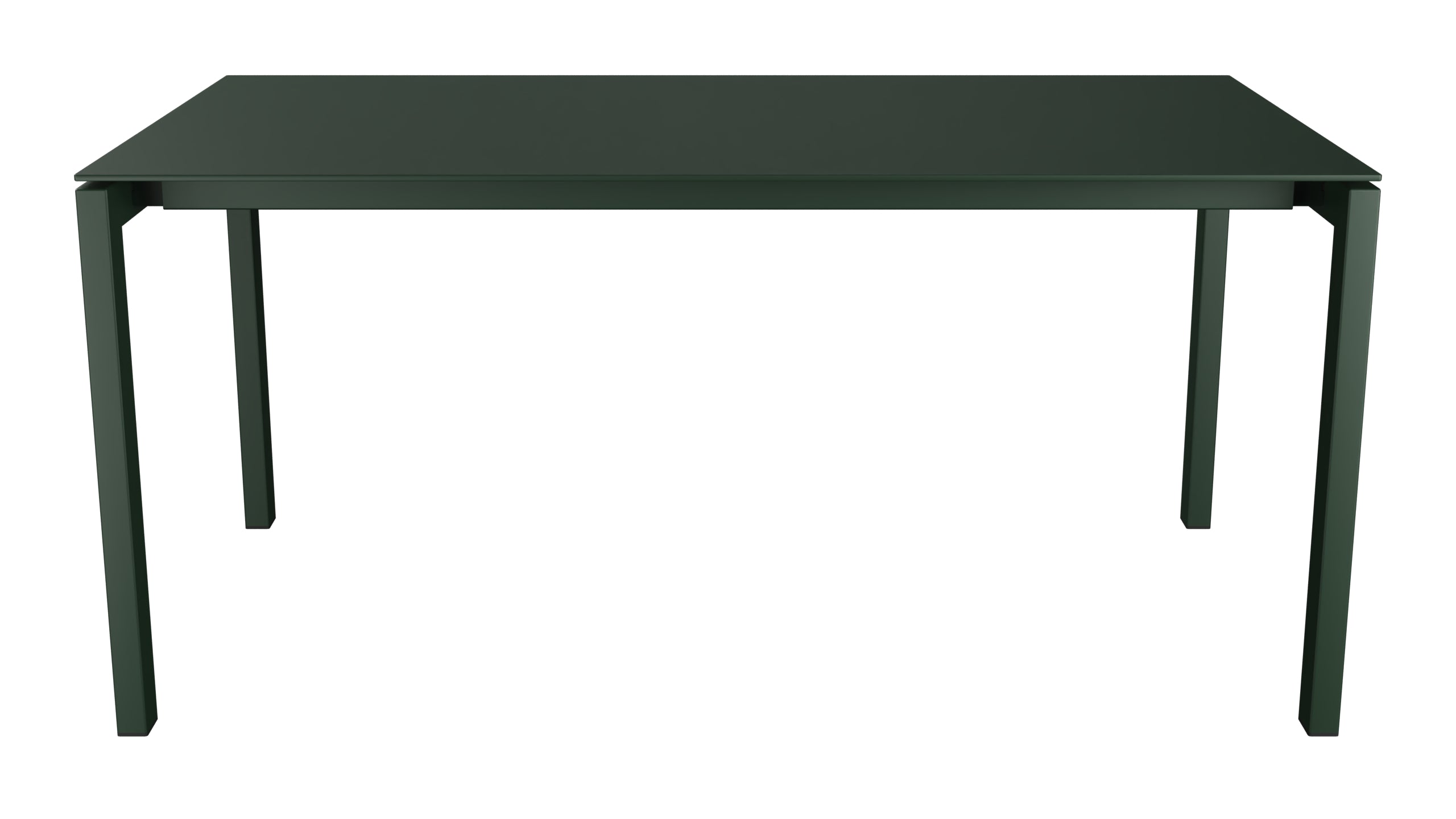 Luzern Glasfaser-Gartentisch 160x90 in Tannengrün präsentiert im Onlineshop von KAQTU Design AG. Gartentisch ist von Schaffner