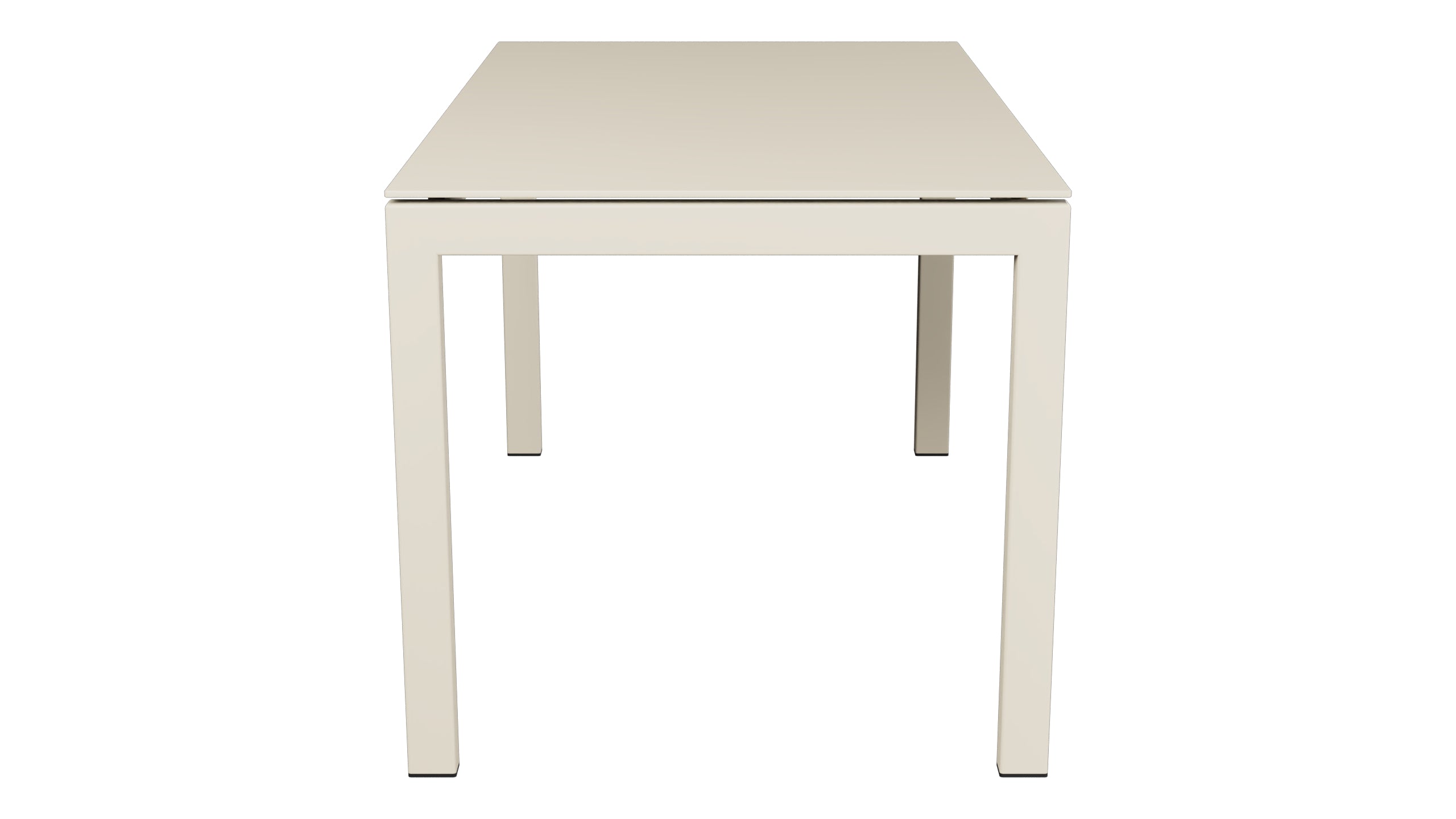 Luzern Glasfaser-Gartentisch 140x80 in Pastellsand präsentiert im Onlineshop von KAQTU Design AG. Gartentisch ist von Schaffner