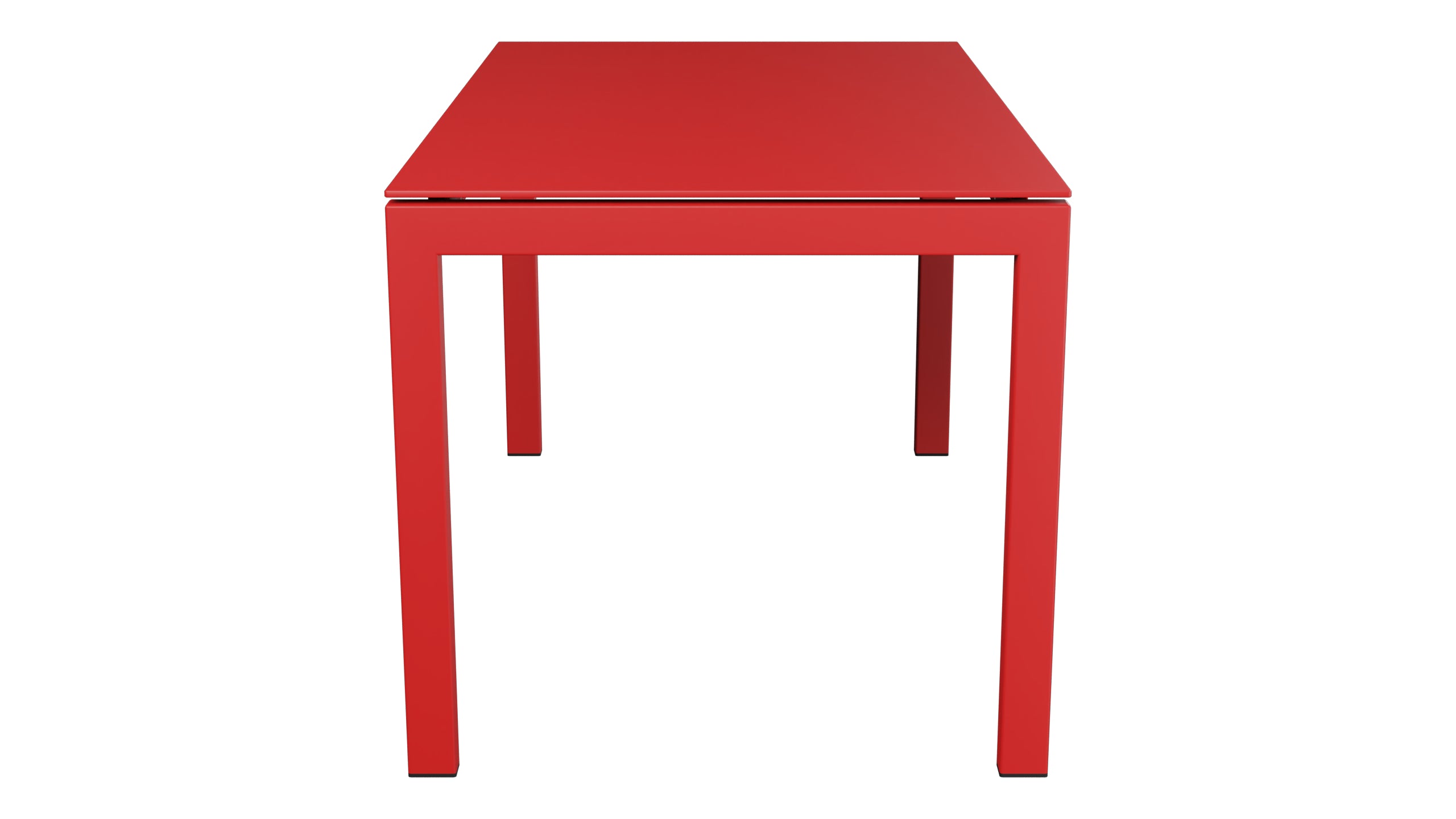 Luzern Glasfaser-Gartentisch 140x80 in Rot präsentiert im Onlineshop von KAQTU Design AG. Gartentisch ist von Schaffner