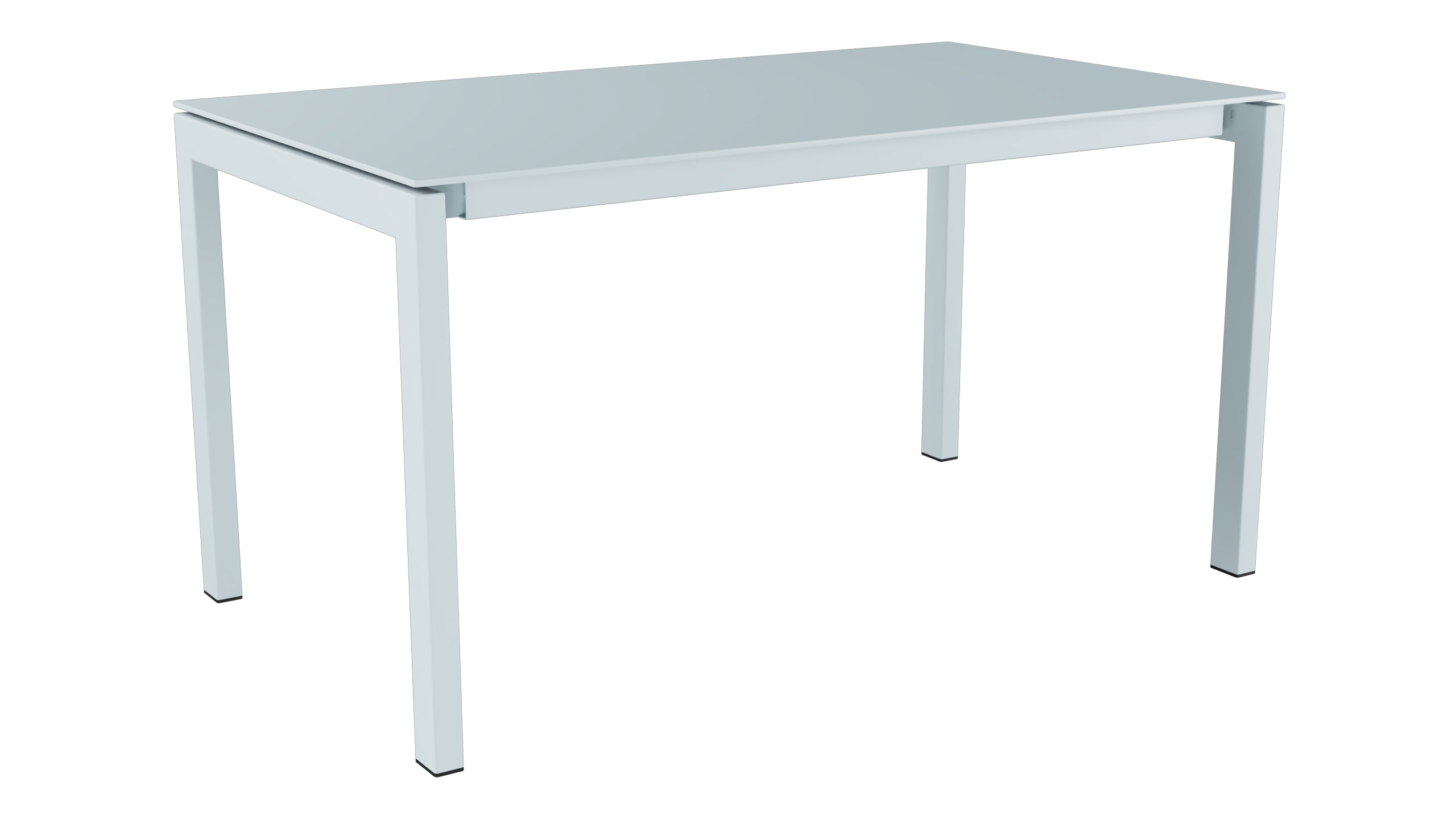 Luzern Glasfaser-Gartentisch 140x80 in Pastellblau präsentiert im Onlineshop von KAQTU Design AG. Gartentisch ist von Schaffner