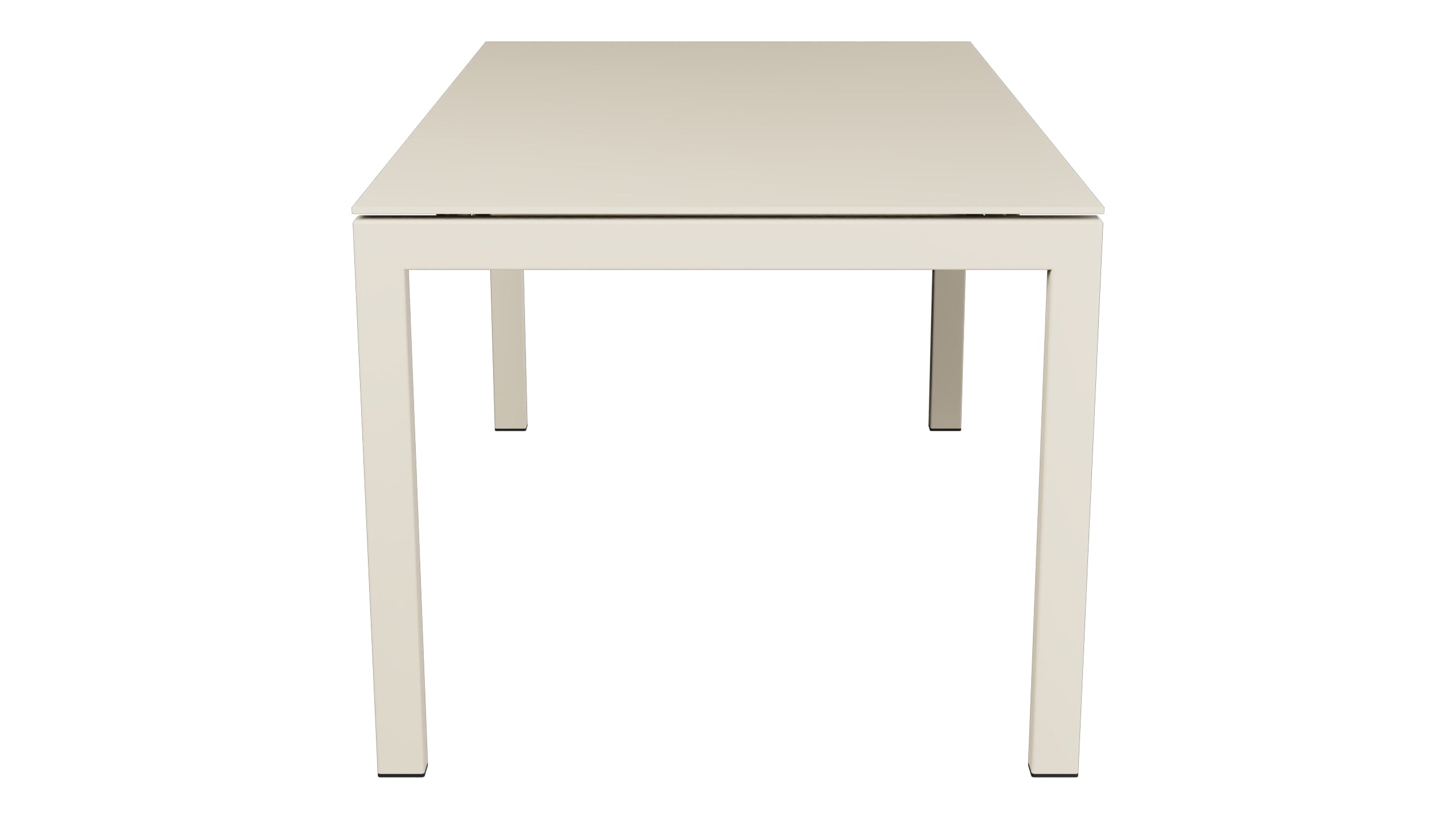 Luzern Glasfaser-Gartentisch 160/220x90 ausziehbar in Pastellsand präsentiert im Onlineshop von KAQTU Design AG. Gartentisch ist von Schaffner