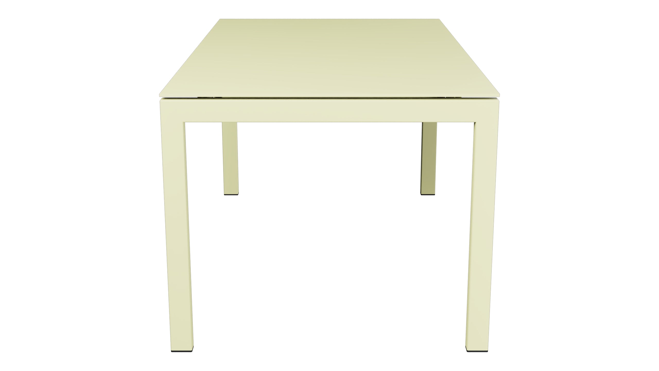 Luzern Glasfaser-Gartentisch 160/220x90 ausziehbar in Buchsbaumgelb präsentiert im Onlineshop von KAQTU Design AG. Gartentisch ist von Schaffner