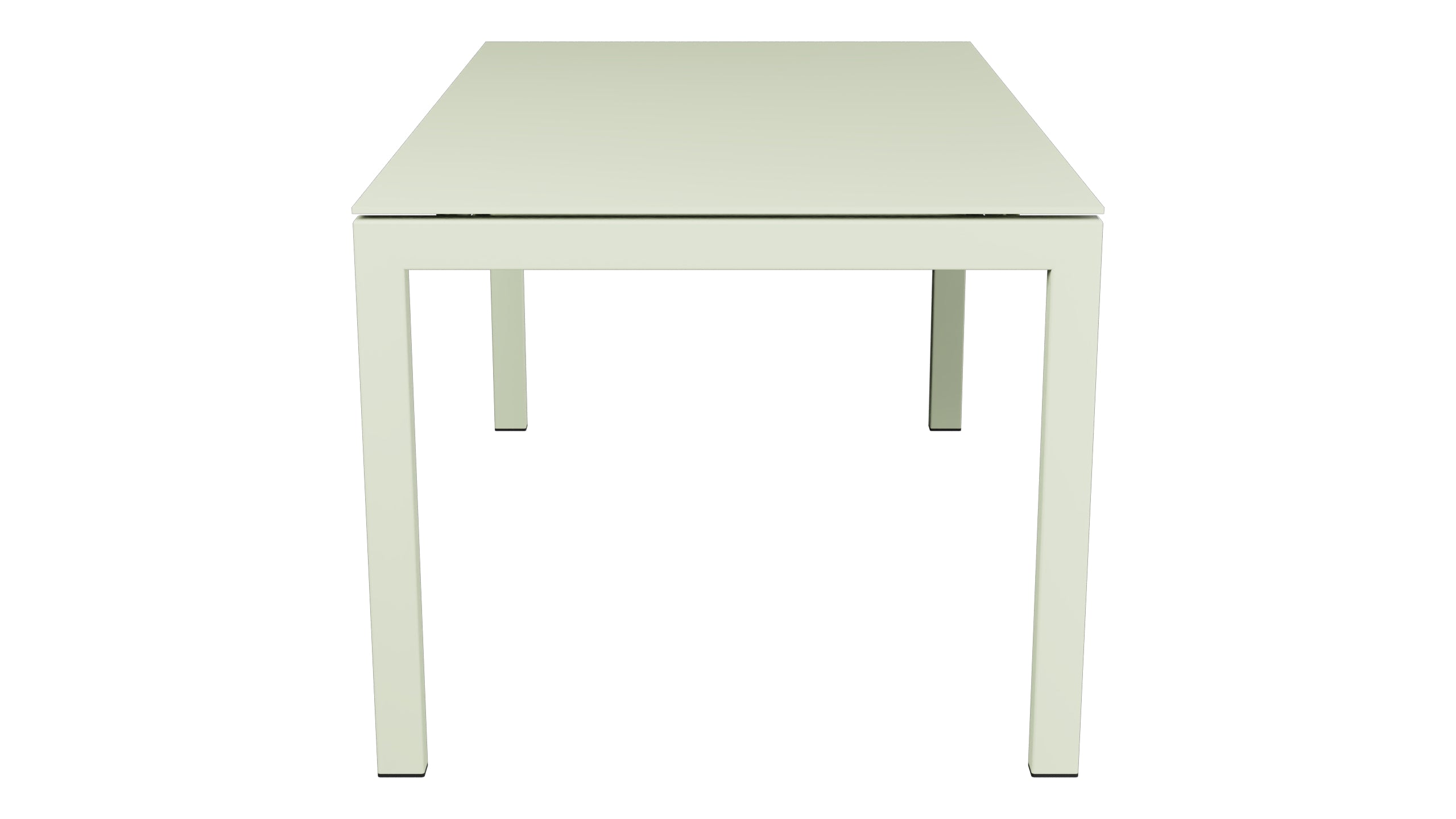 Luzern Glasfaser-Gartentisch 160/220x90 ausziehbar in Pastellgrün präsentiert im Onlineshop von KAQTU Design AG. Gartentisch ist von Schaffner