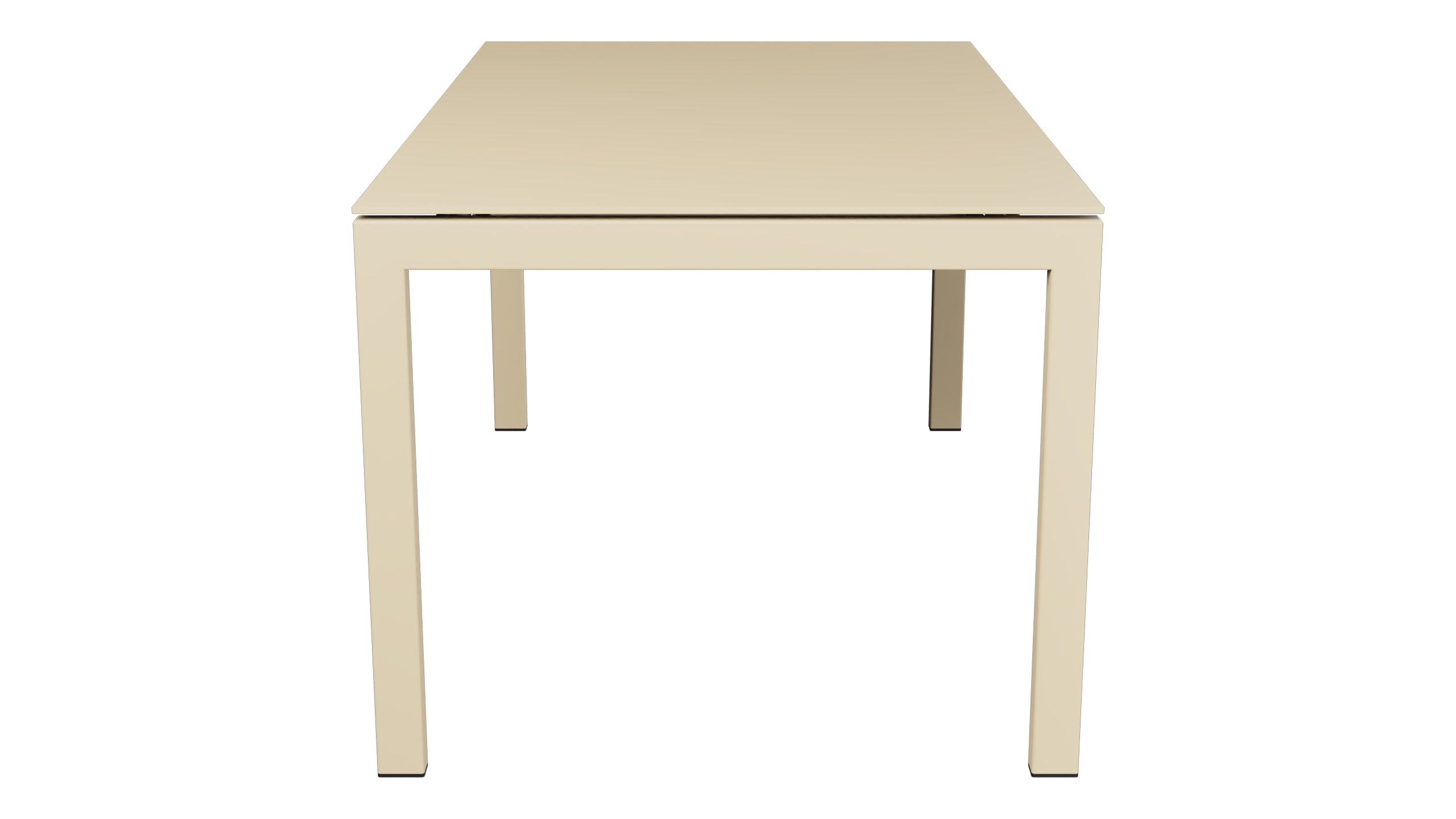 Luzern Glasfaser-Gartentisch 160/220x90 ausziehbar in Pastellbraun präsentiert im Onlineshop von KAQTU Design AG. Gartentisch ist von Schaffner