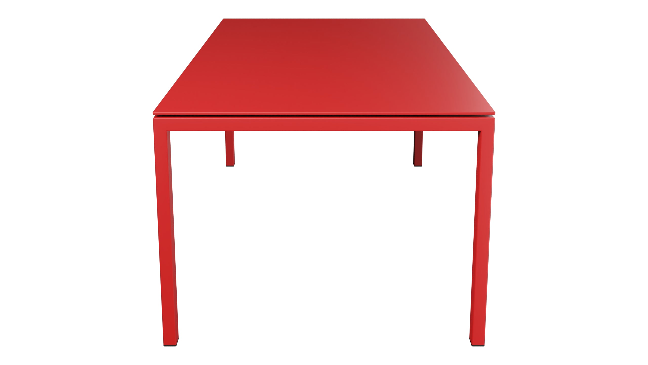 Luzern Glasfaser-Gartentisch 220x100 in Rot präsentiert im Onlineshop von KAQTU Design AG. Gartentisch ist von Schaffner