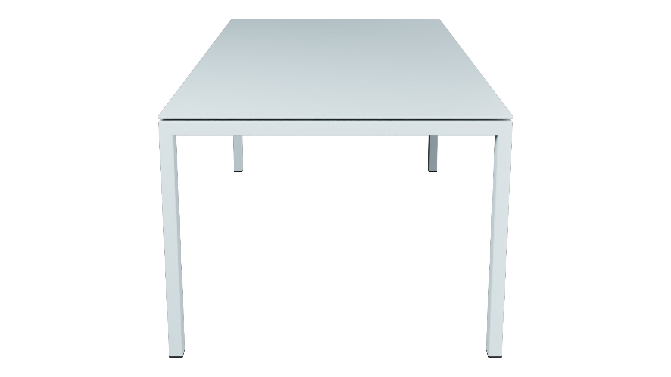 Luzern Glasfaser-Gartentisch 220x100 in Pastellblau präsentiert im Onlineshop von KAQTU Design AG. Gartentisch ist von Schaffner