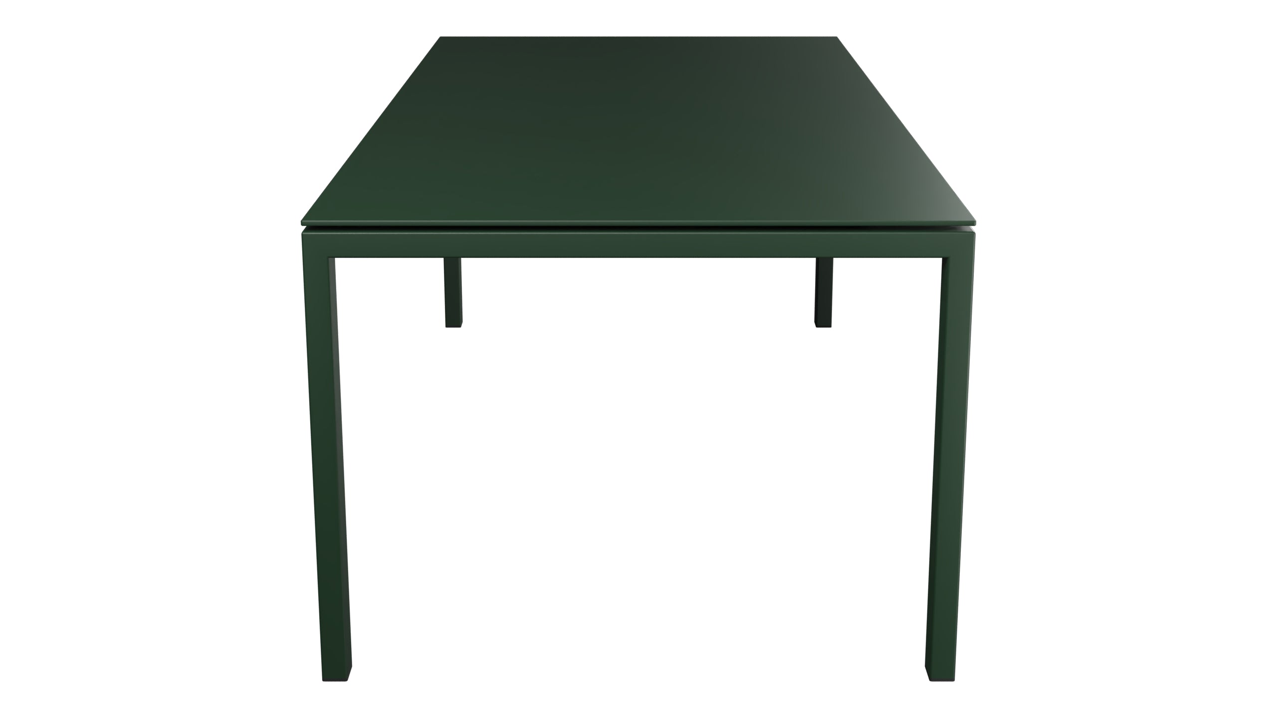 Luzern Glasfaser-Gartentisch 220x100 in Tannengrün präsentiert im Onlineshop von KAQTU Design AG. Gartentisch ist von Schaffner