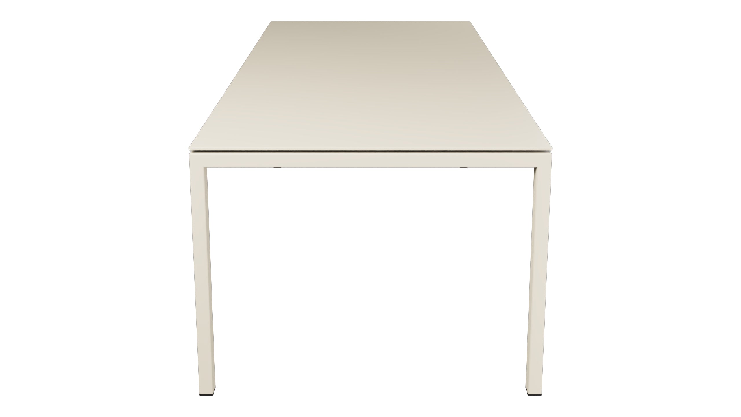 Luzern Glasfaser-Gartentisch 220/280x100 ausziehbar in Pastellsand präsentiert im Onlineshop von KAQTU Design AG. Gartentisch ist von Schaffner