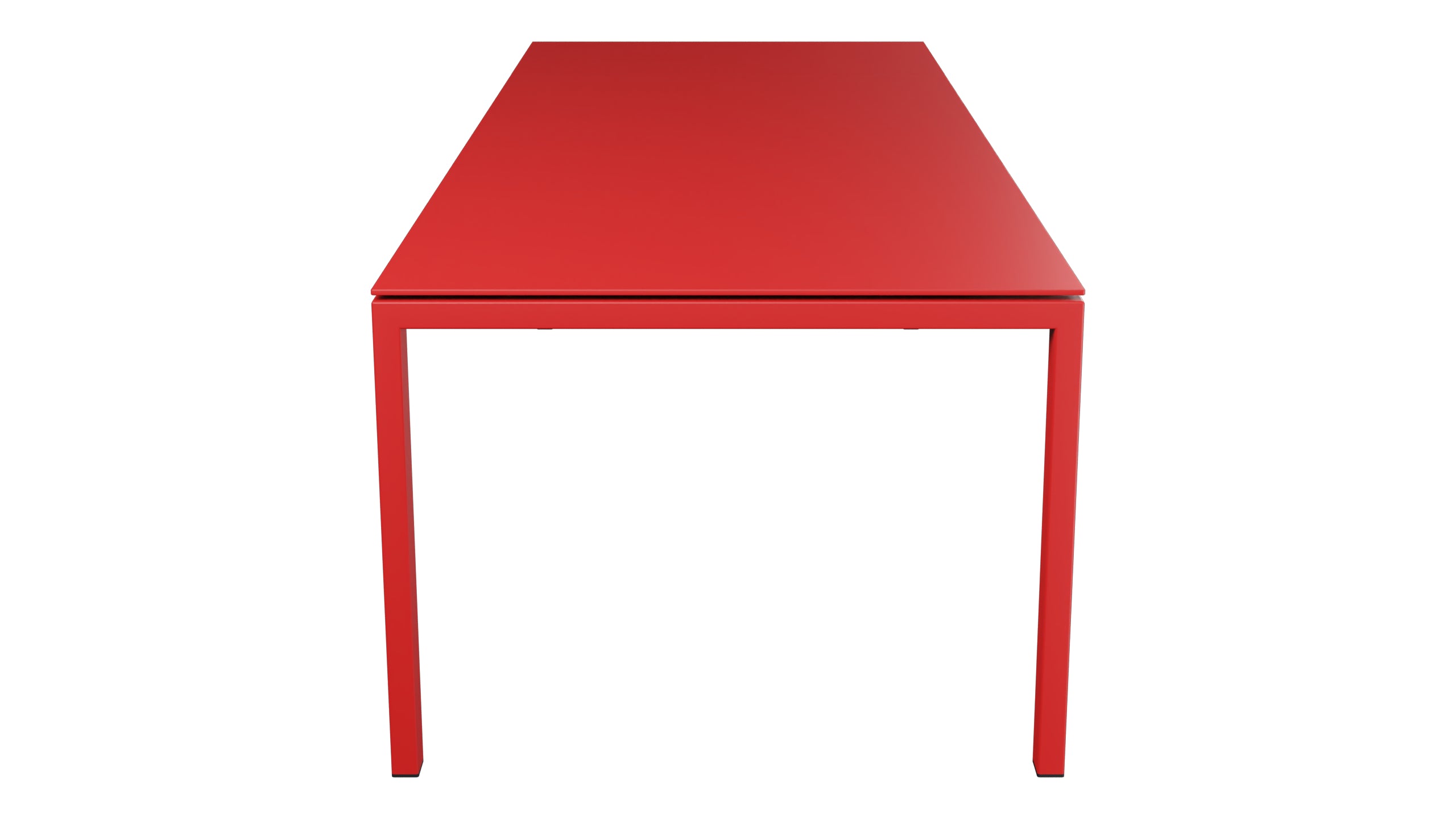 Luzern Glasfaser-Gartentisch 220/280x100 ausziehbar in Rot präsentiert im Onlineshop von KAQTU Design AG. Gartentisch ist von Schaffner