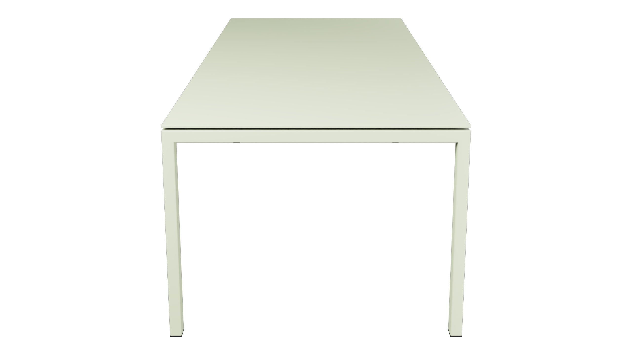 Luzern Glasfaser-Gartentisch 220/280x100 ausziehbar in Pastellgrün präsentiert im Onlineshop von KAQTU Design AG. Gartentisch ist von Schaffner