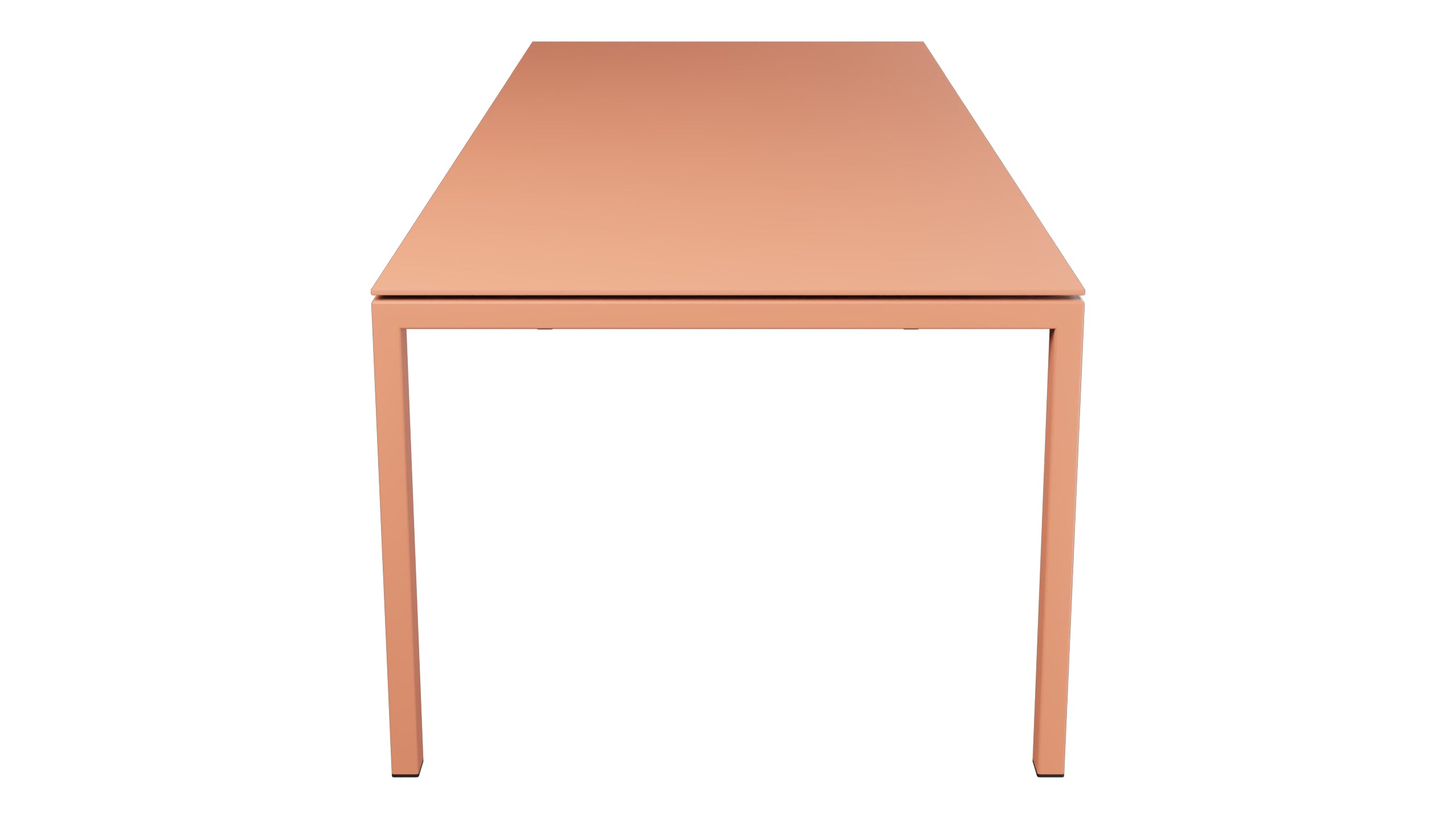 Luzern Glasfaser-Gartentisch 220/280x100 ausziehbar in Pastellterracotta präsentiert im Onlineshop von KAQTU Design AG. Gartentisch ist von Schaffner