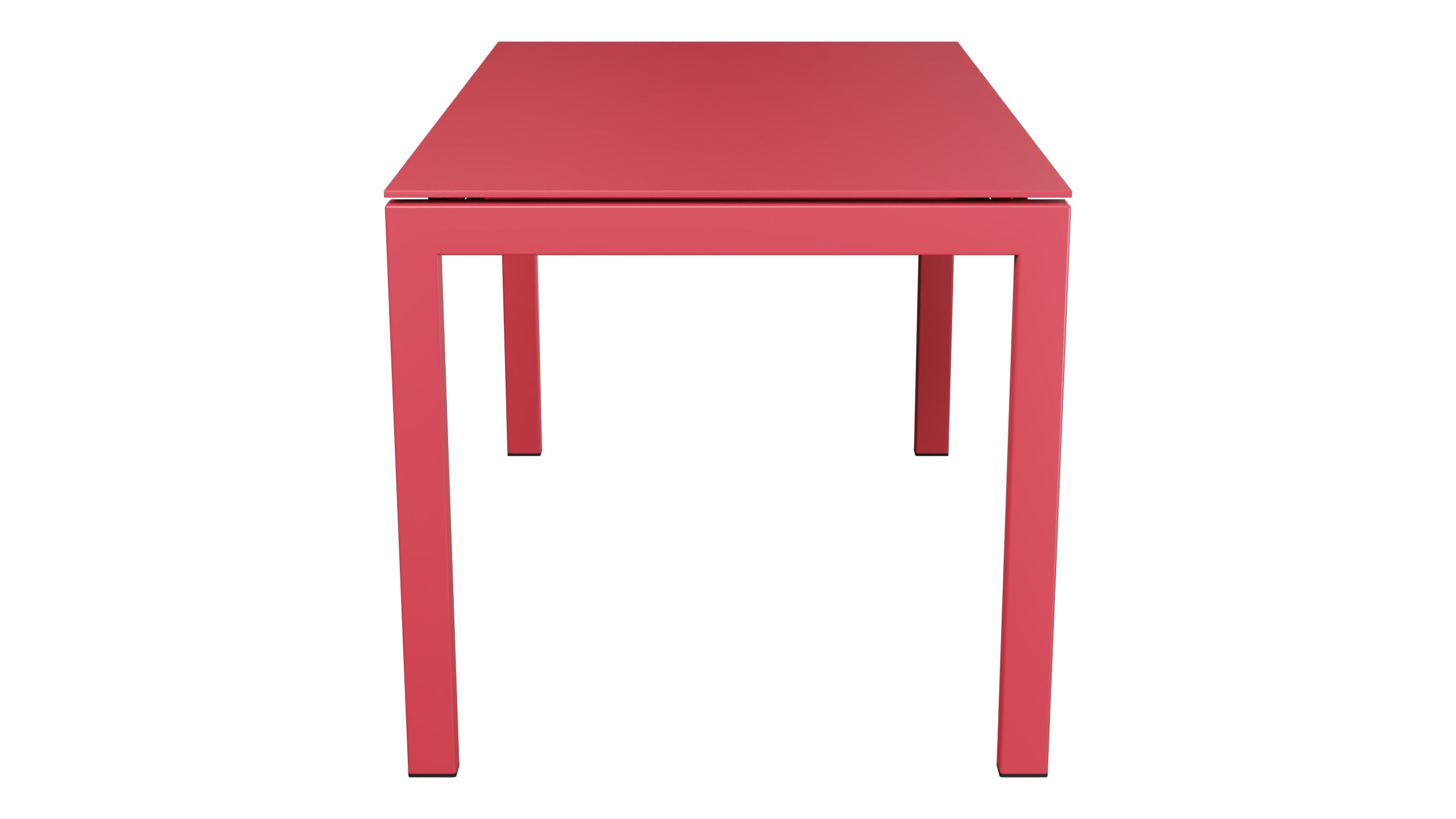 Luzern Glasfaser-Gartentisch 140/200x80 ausziehbar in Ahornrot präsentiert im Onlineshop von KAQTU Design AG. Gartentisch ist von Schaffner