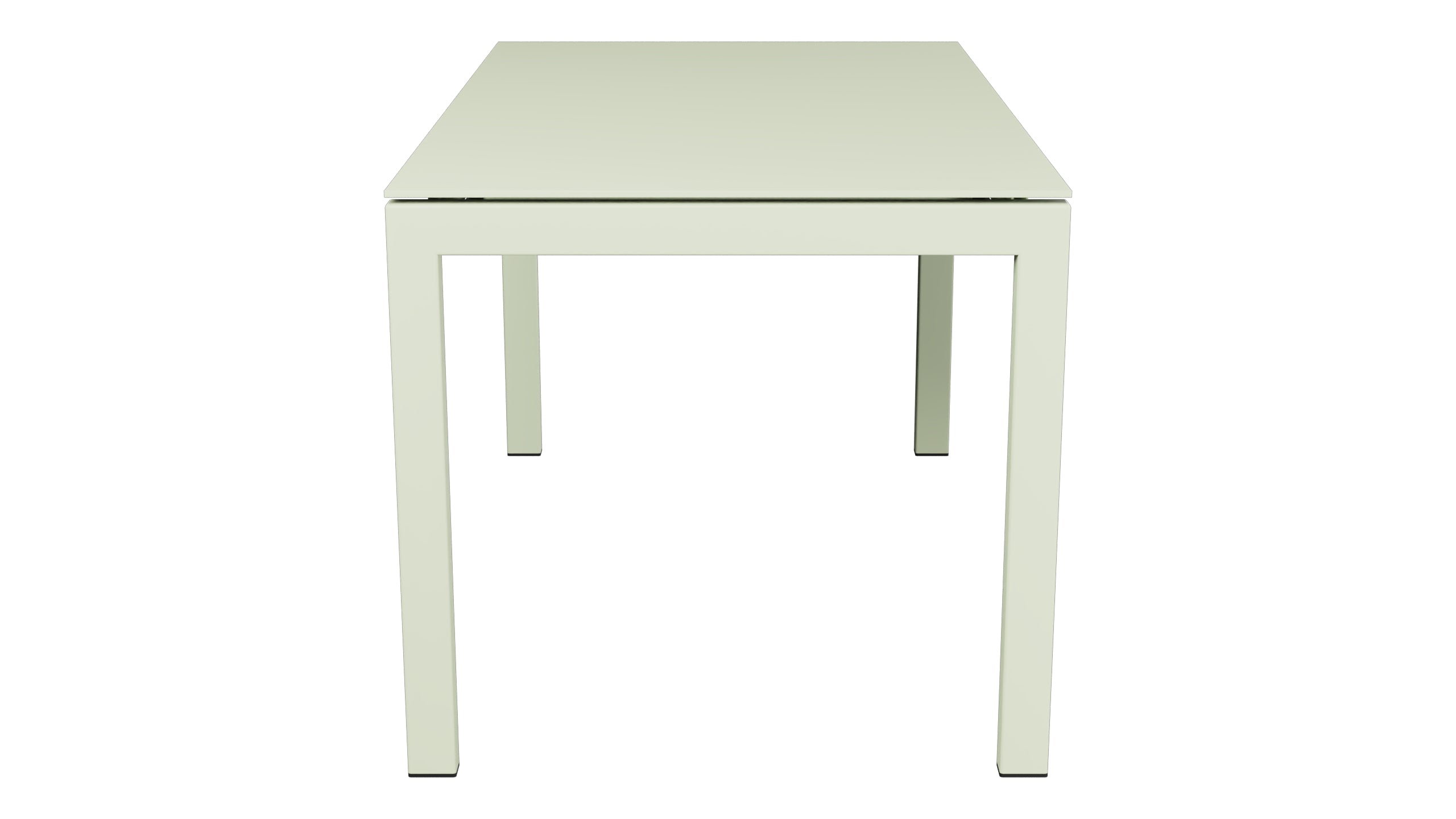 Luzern Glasfaser-Gartentisch 140/200x80 ausziehbar in Pastellgrün präsentiert im Onlineshop von KAQTU Design AG. Gartentisch ist von Schaffner