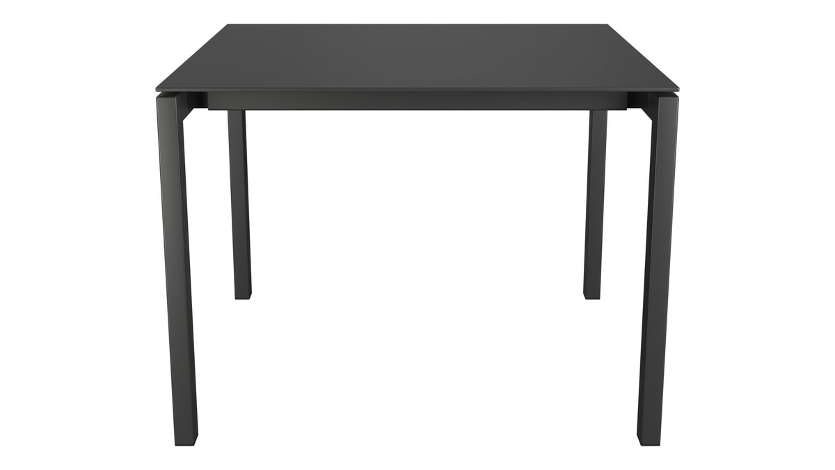 Luzern Glasfaser-Gartentisch 100x100 in Anthrazit präsentiert im Onlineshop von KAQTU Design AG. Gartentisch ist von Schaffner