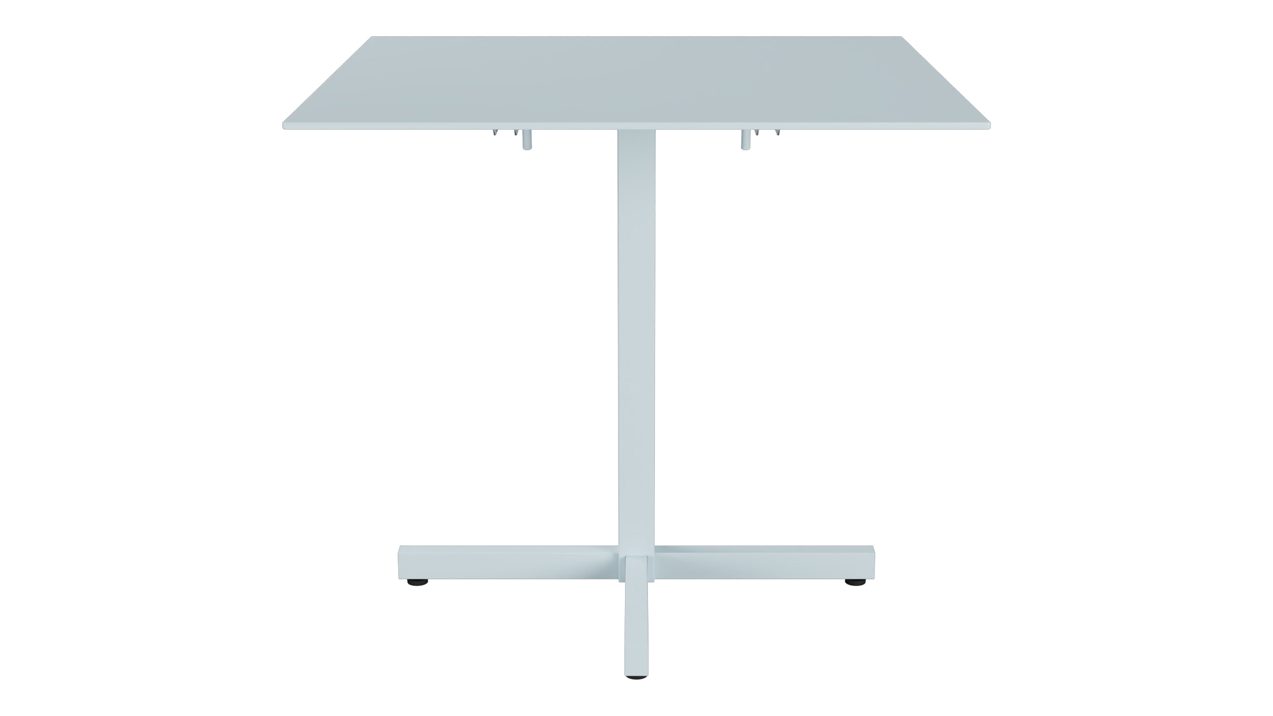 Luzern Glasfaser-Gartentisch Decor 80x80 klappbar in Pastellblau präsentiert im Onlineshop von KAQTU Design AG. Gartentisch ist von Schaffner