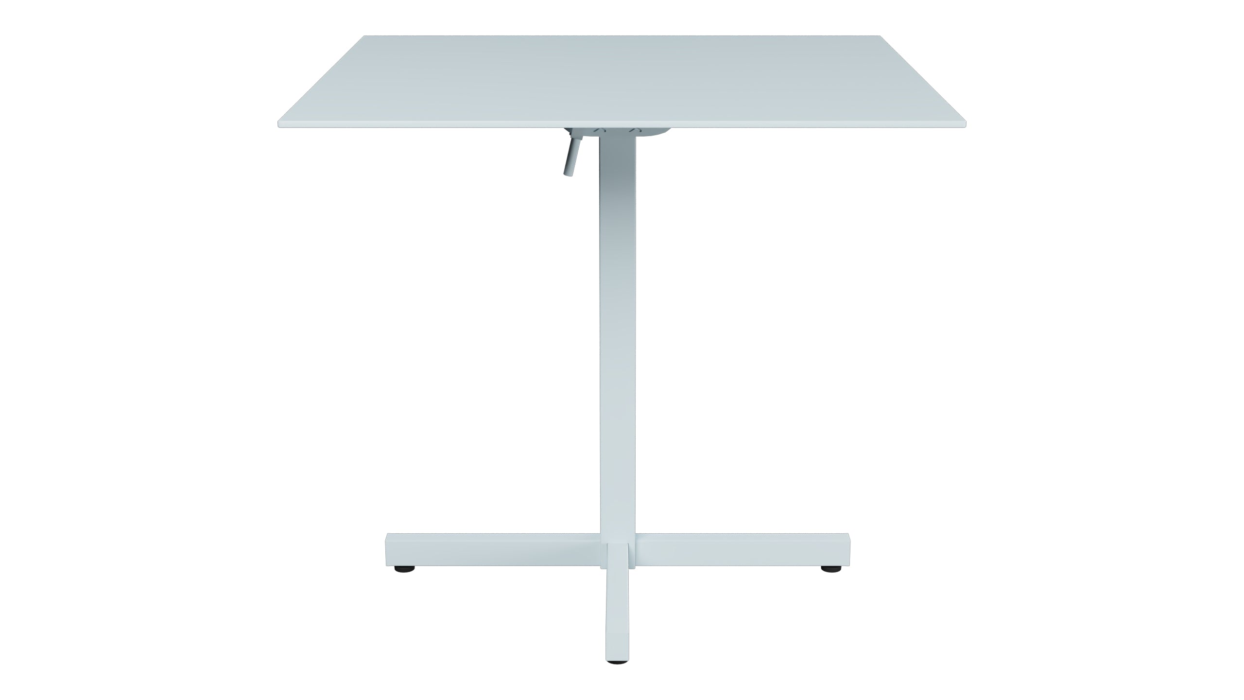 Luzern Glasfaser-Gartentisch Decor 80x80 klappbar in Pastellblau präsentiert im Onlineshop von KAQTU Design AG. Gartentisch ist von Schaffner