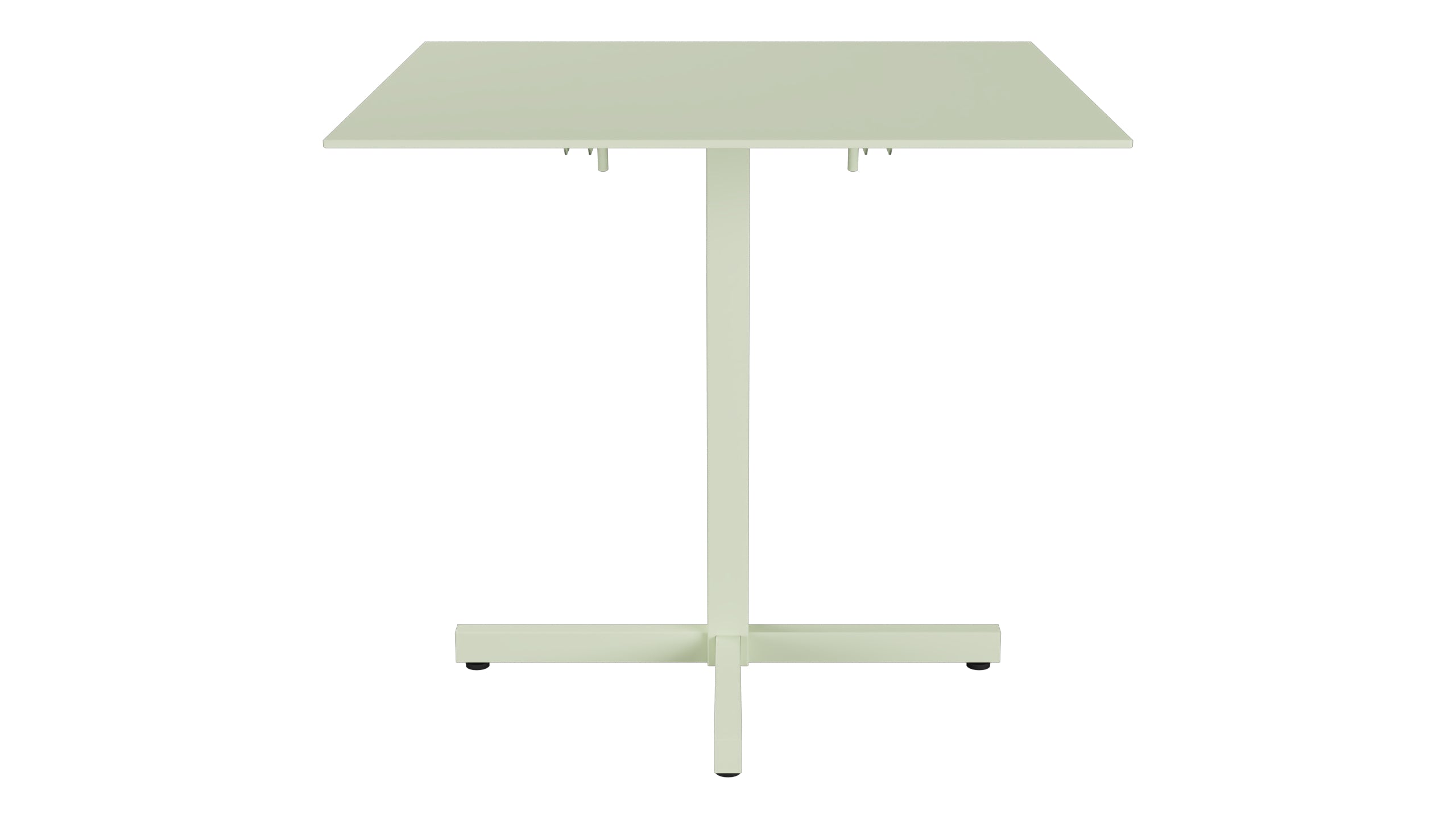 Luzern Glasfaser-Gartentisch Decor 80x80 klappbar in Pastellgrün präsentiert im Onlineshop von KAQTU Design AG. Gartentisch ist von Schaffner