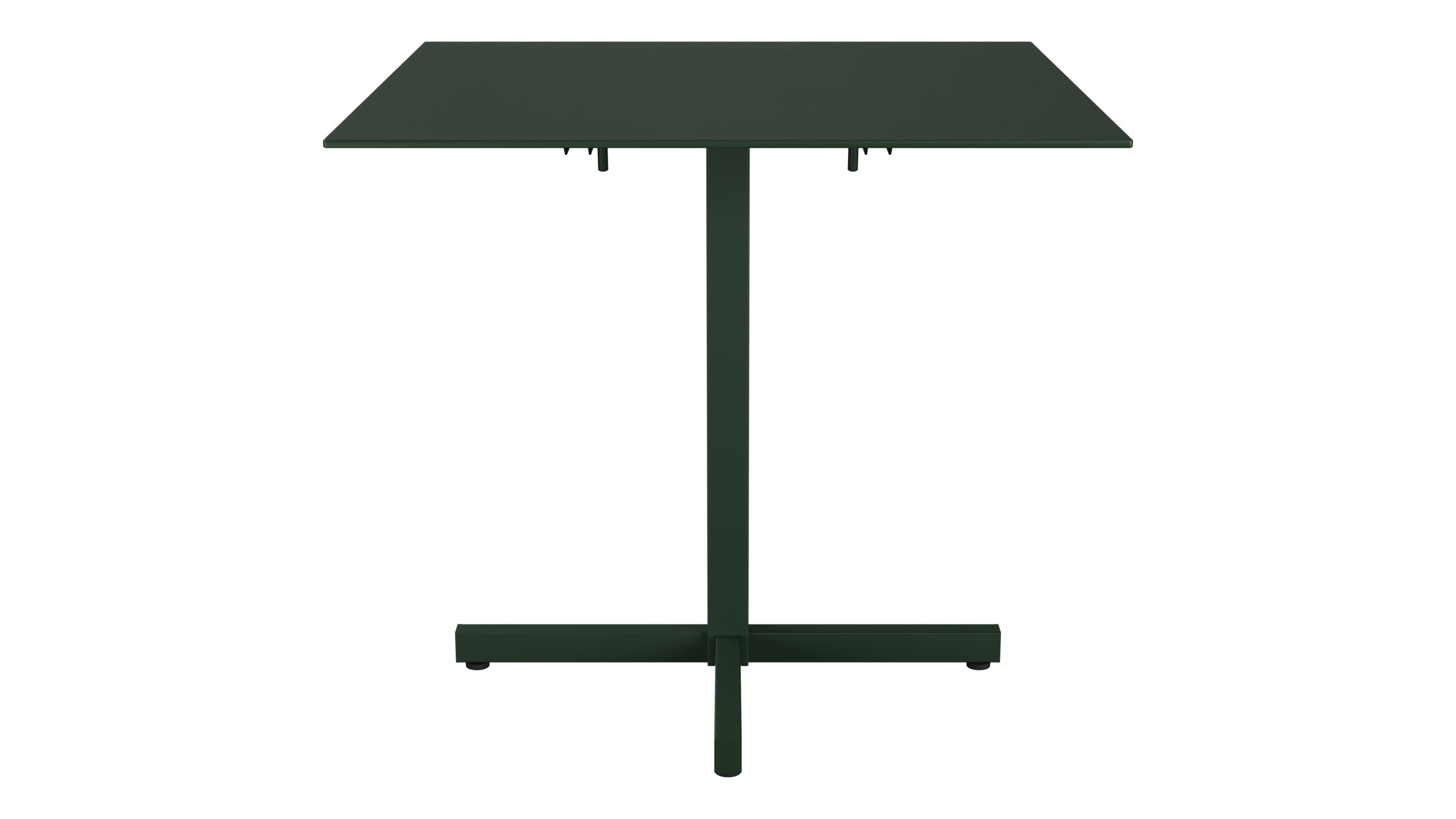 Luzern Glasfaser-Gartentisch Decor 80x80 klappbar in Tannengrün präsentiert im Onlineshop von KAQTU Design AG. Gartentisch ist von Schaffner