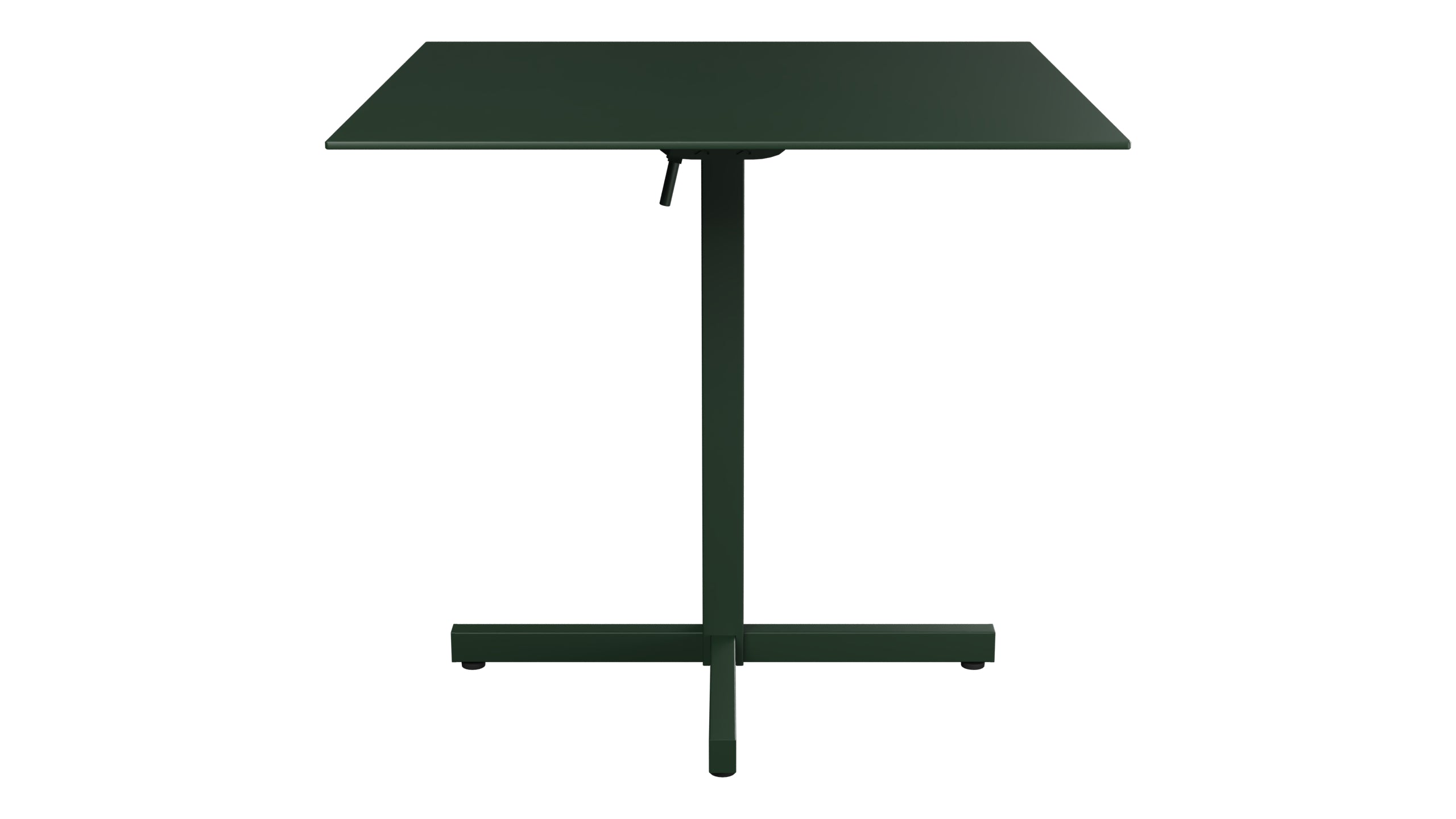 Luzern Glasfaser-Gartentisch Decor 80x80 klappbar in Tannengrün präsentiert im Onlineshop von KAQTU Design AG. Gartentisch ist von Schaffner