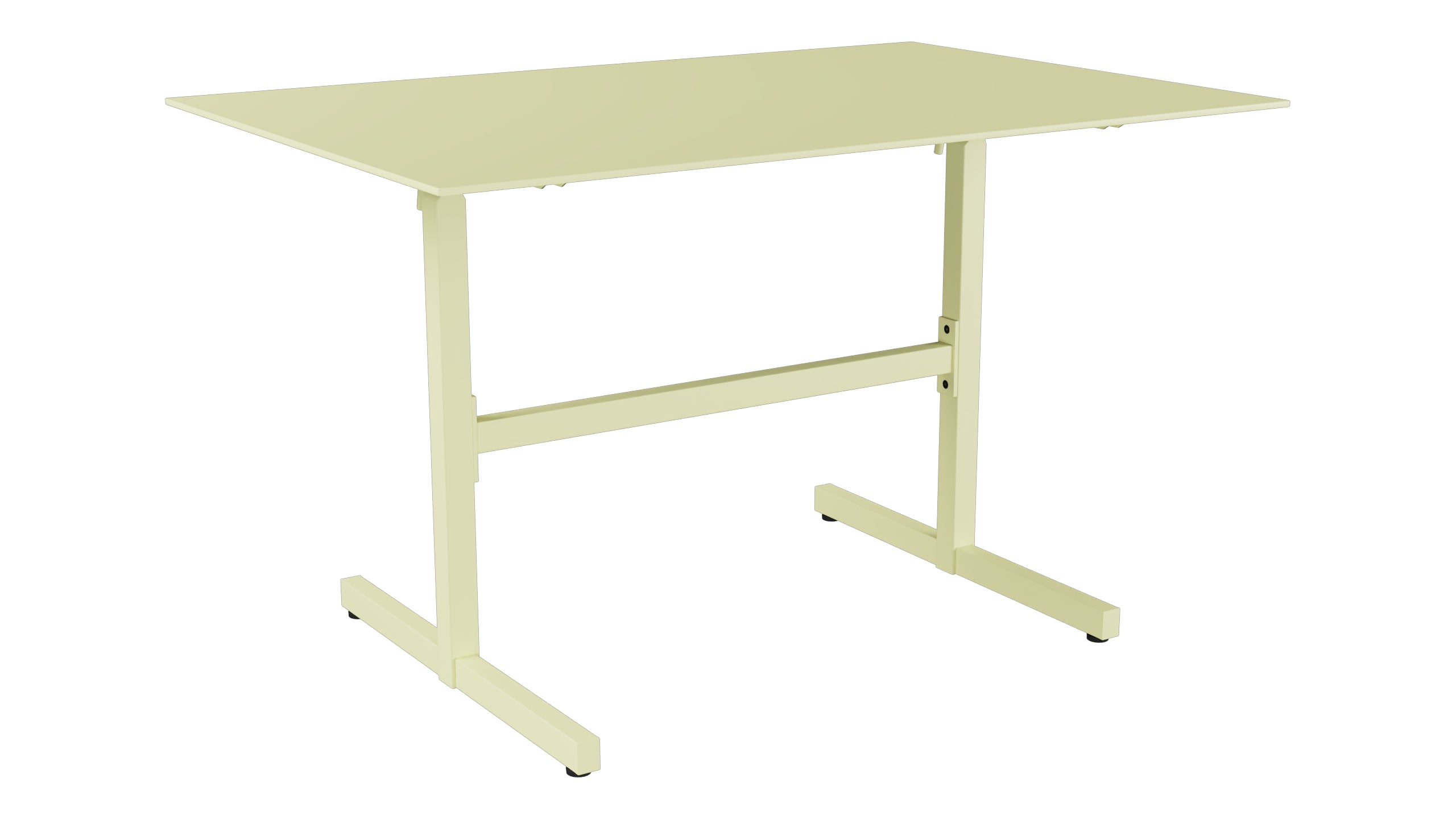 Luzern Glasfaser-Gartentisch Decor 120x80 klappbar in Buchsbaumgelb präsentiert im Onlineshop von KAQTU Design AG. Gartentisch ist von Schaffner